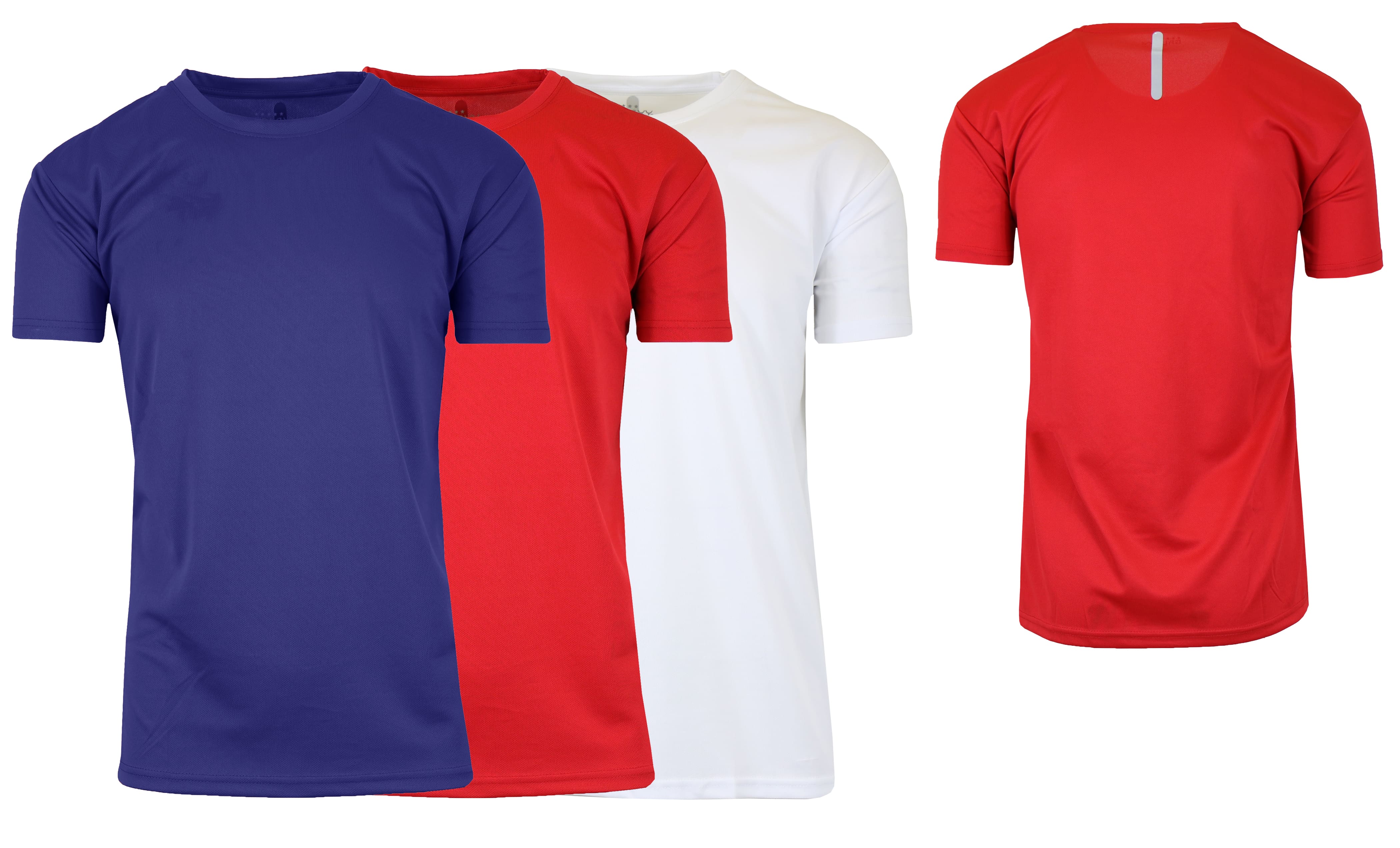 Galaxy By Harvic Crew Neck Men's T-Shirt 3 Pack