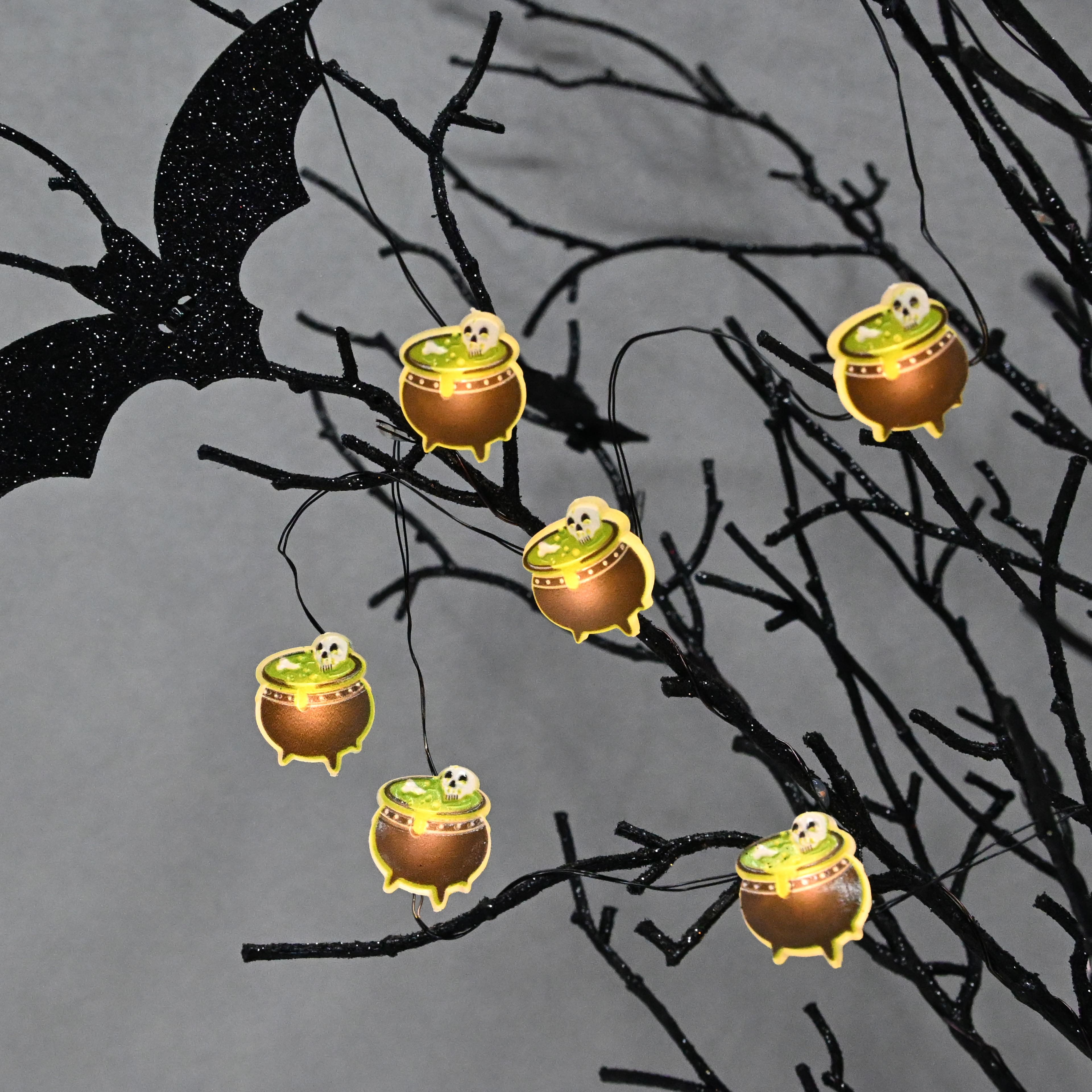 18ct. Boiling Cauldron Icon LED String Lights by Ashland&#xAE;