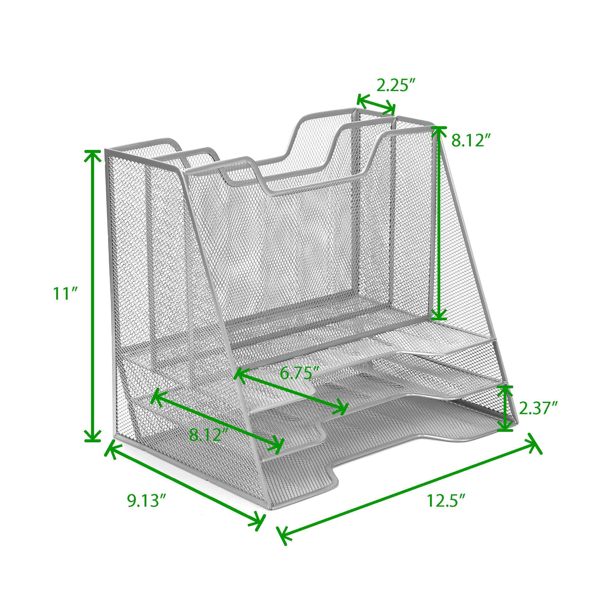 Mind Reader 5-Compartment Desk Organizer