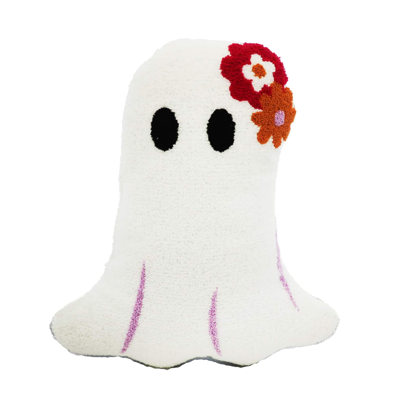 14&#x22; Ghost with Flowers Pillow by Ashland&#xAE;