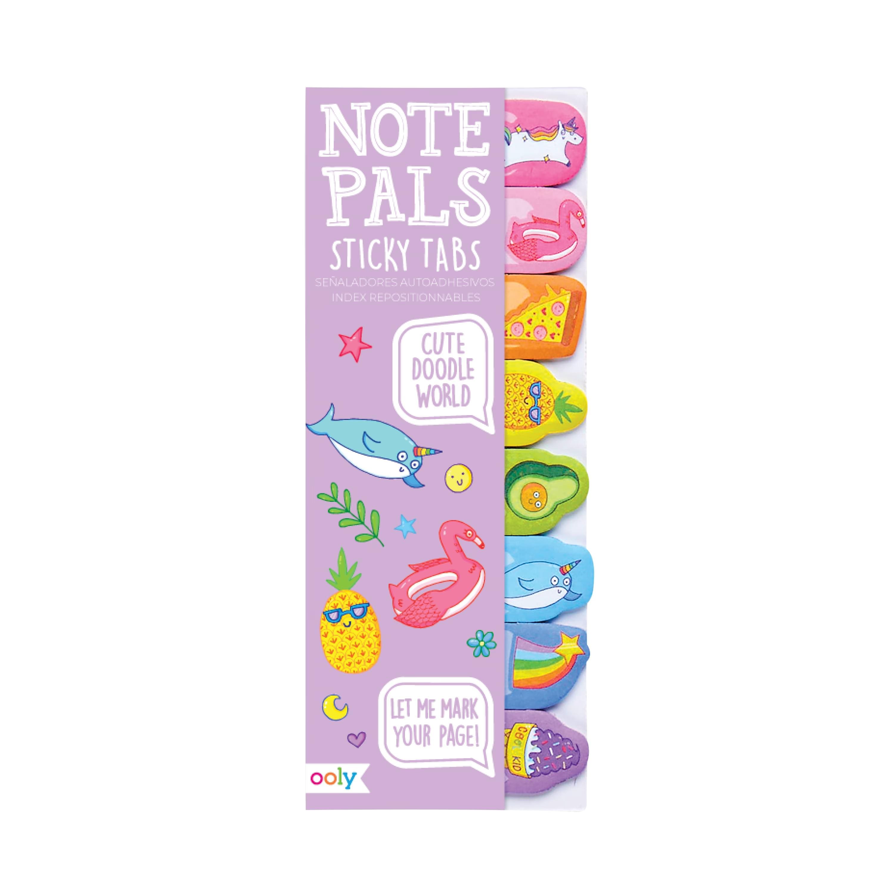 OOLY Note Pals Cute Doodle World Sticky Tabs