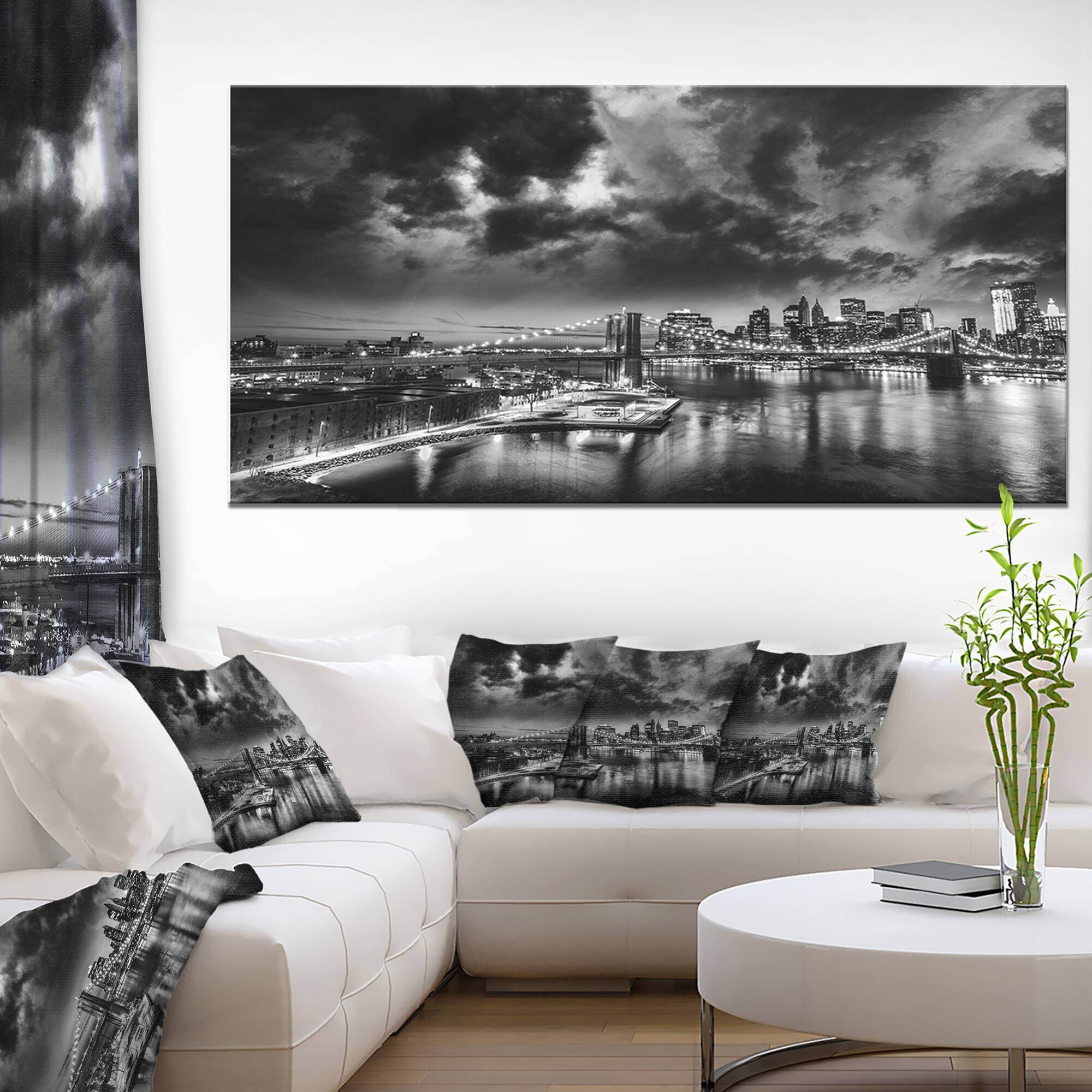 Designart - Amazing Night in New York City - Cityscape Canvas Print