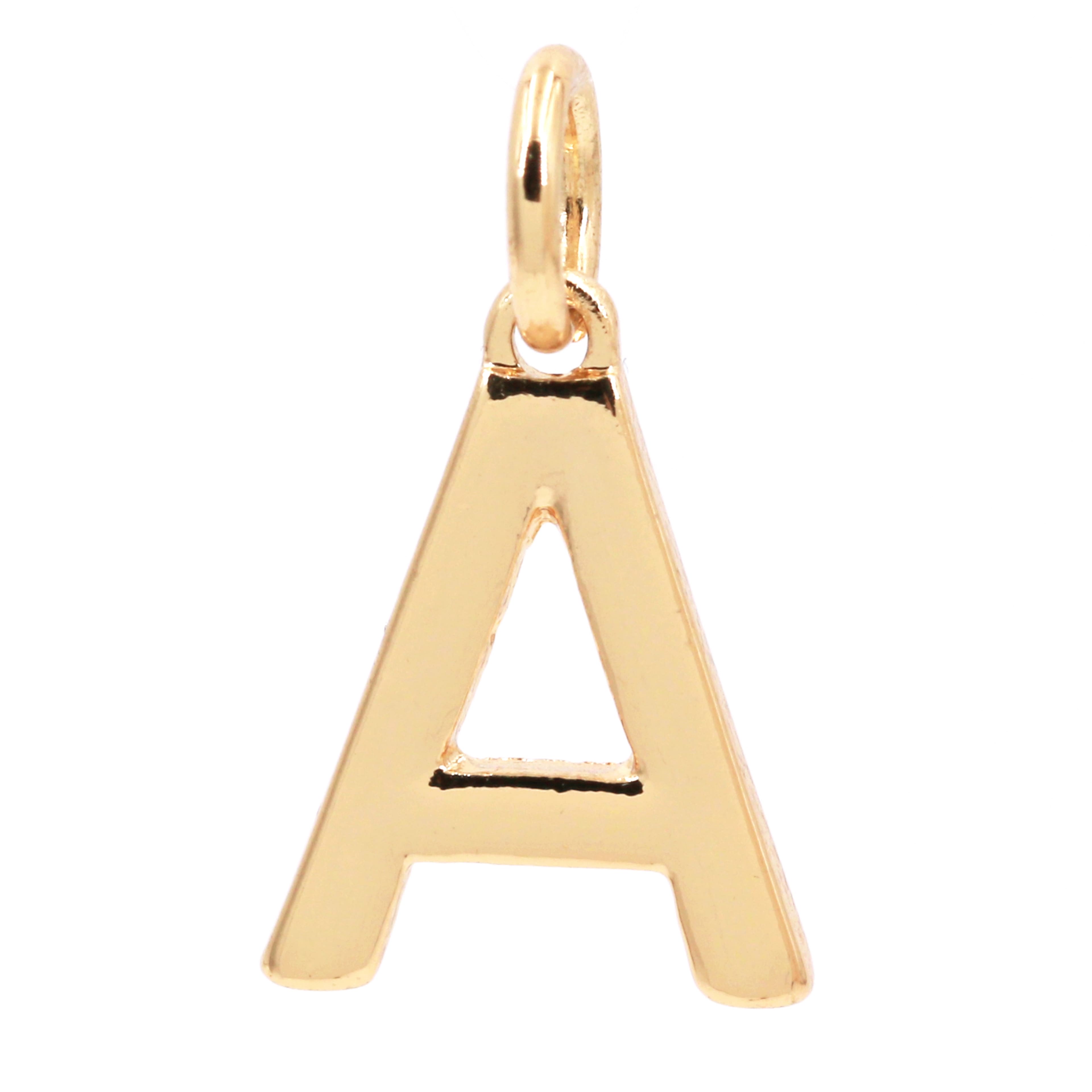 14K Gold Plated Letter Charm by Bead Landing&#x2122;