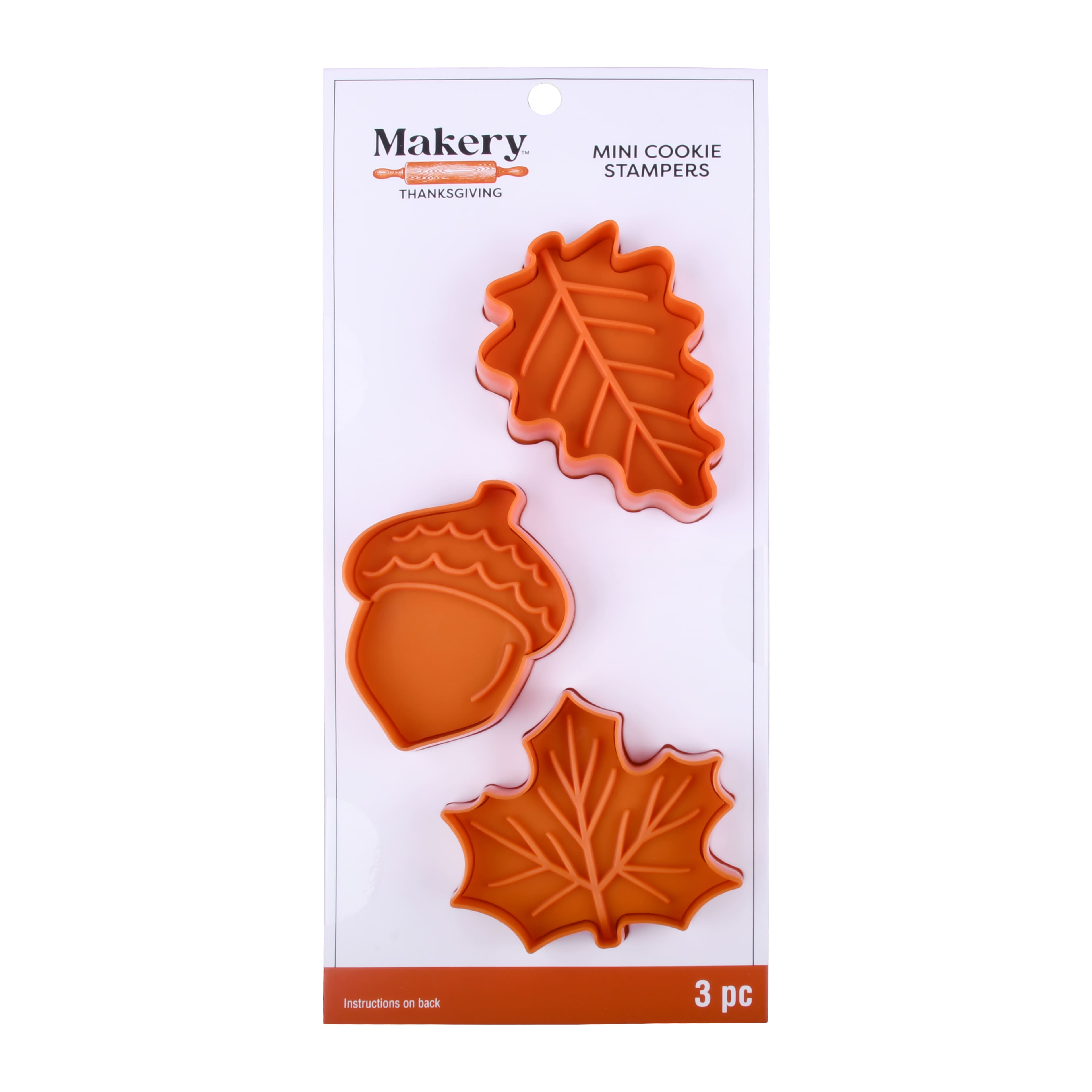 Thanksgiving Mini Cookie Stampers Set by Makery&#x2122;