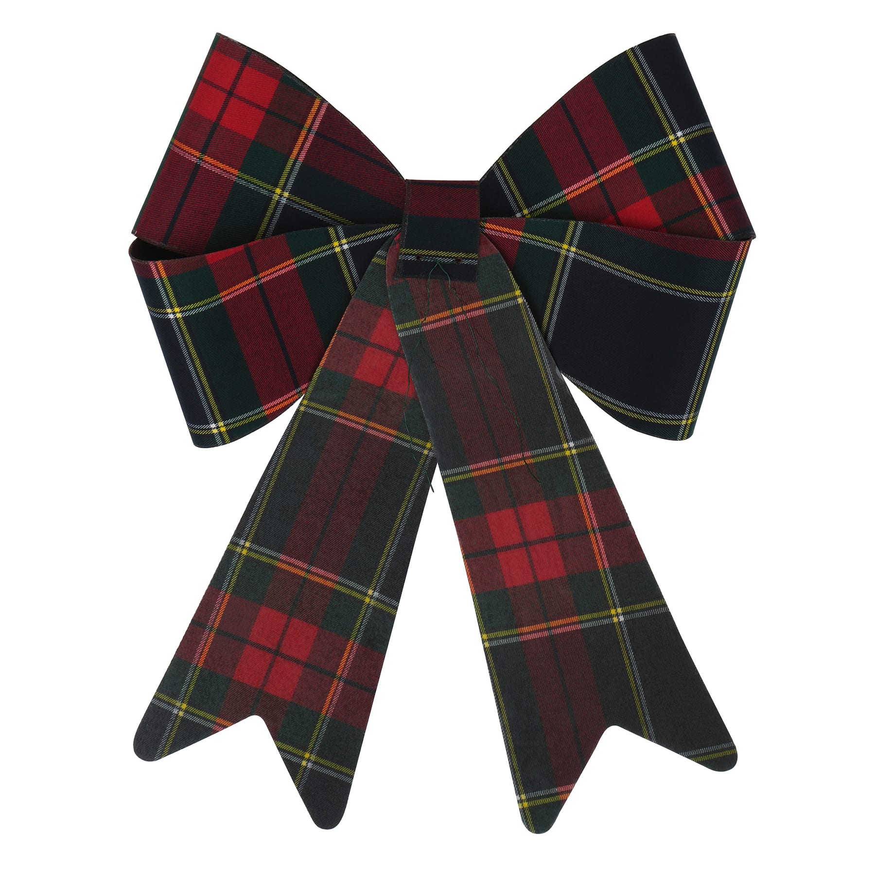 18&#x22; Red Plaid Christmas Bow by Celebrate It&#x2122;