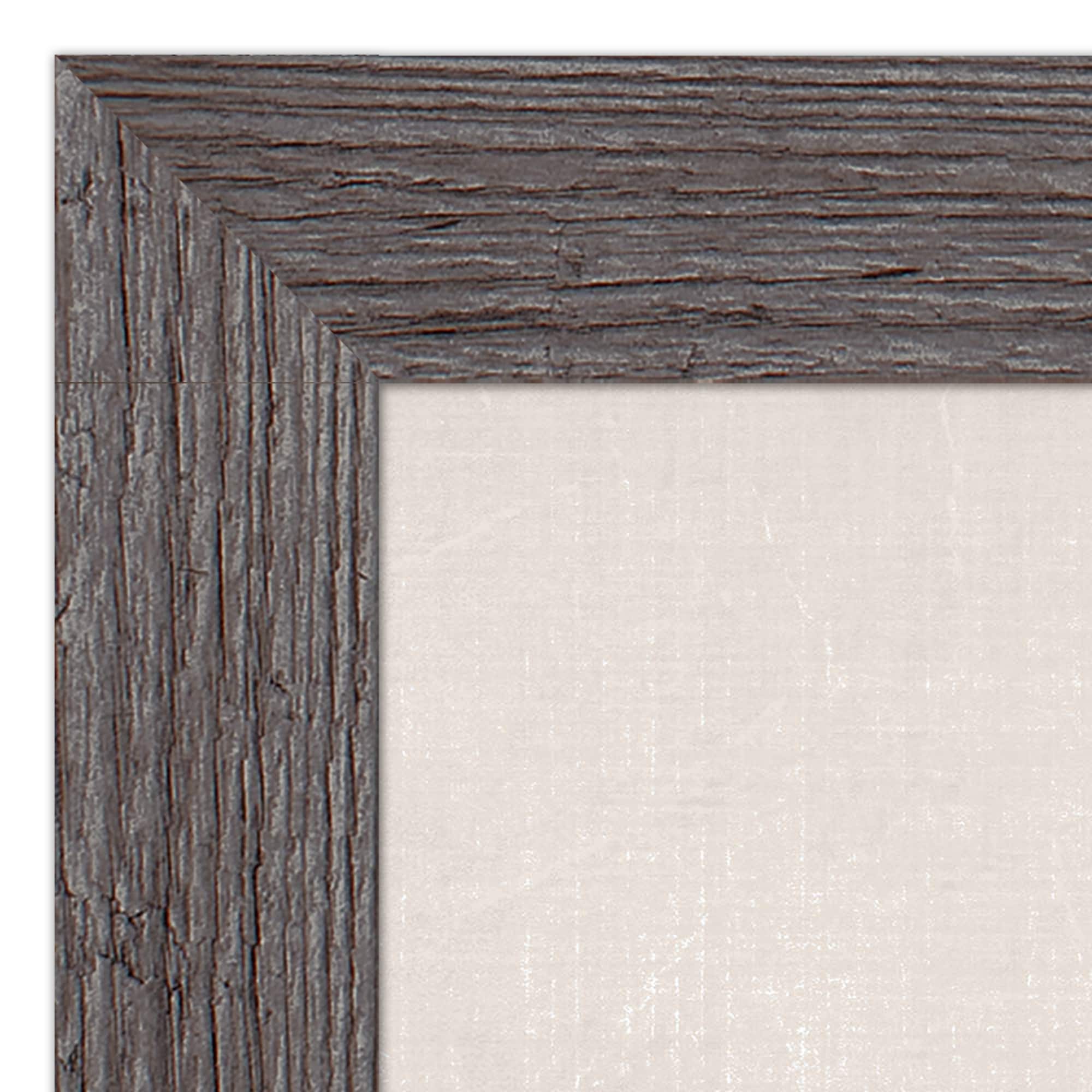 Neutral Distressed Florals Framed Print Wall Hanging