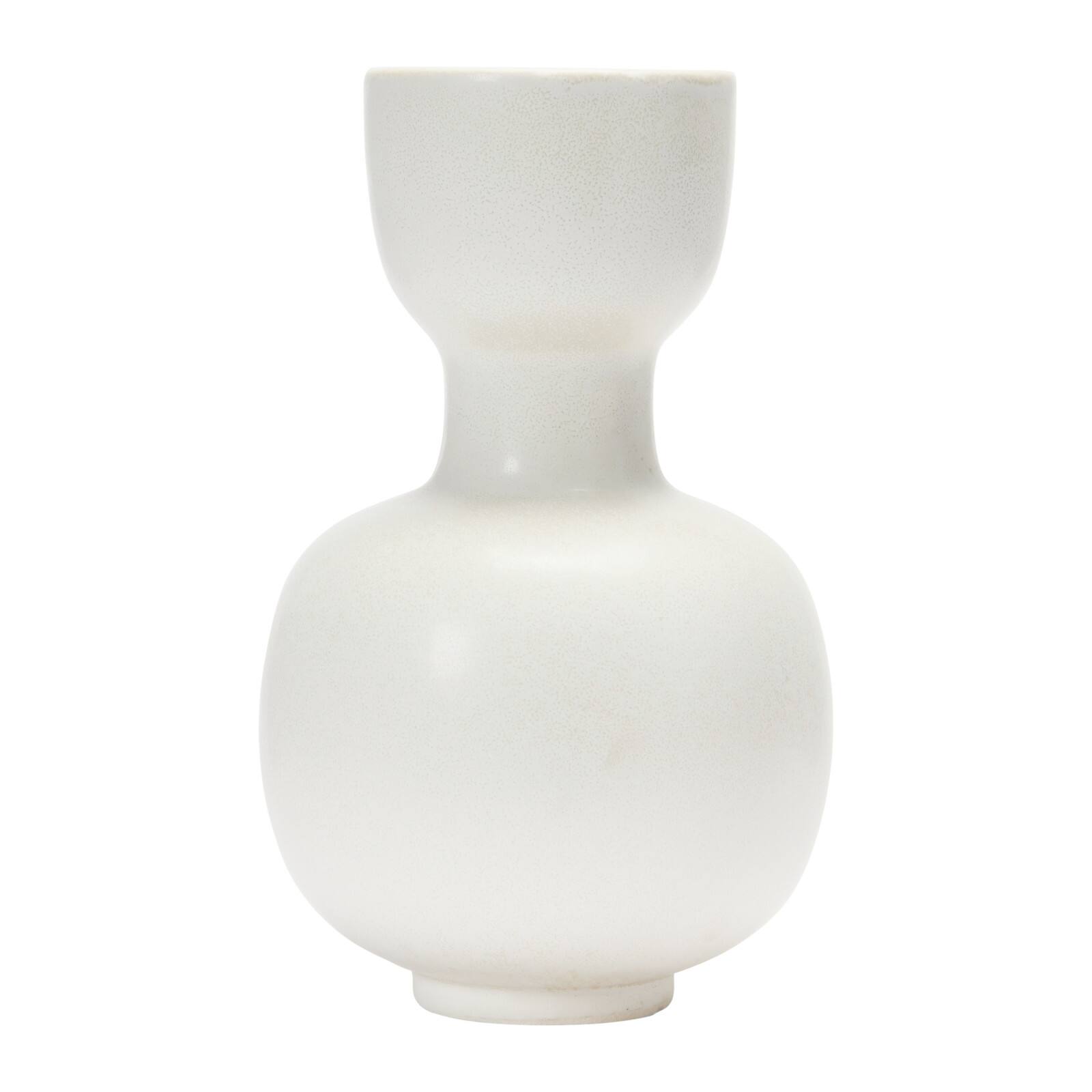 Hello Honey&#xAE; 12&#x22; White Stoneware Vase