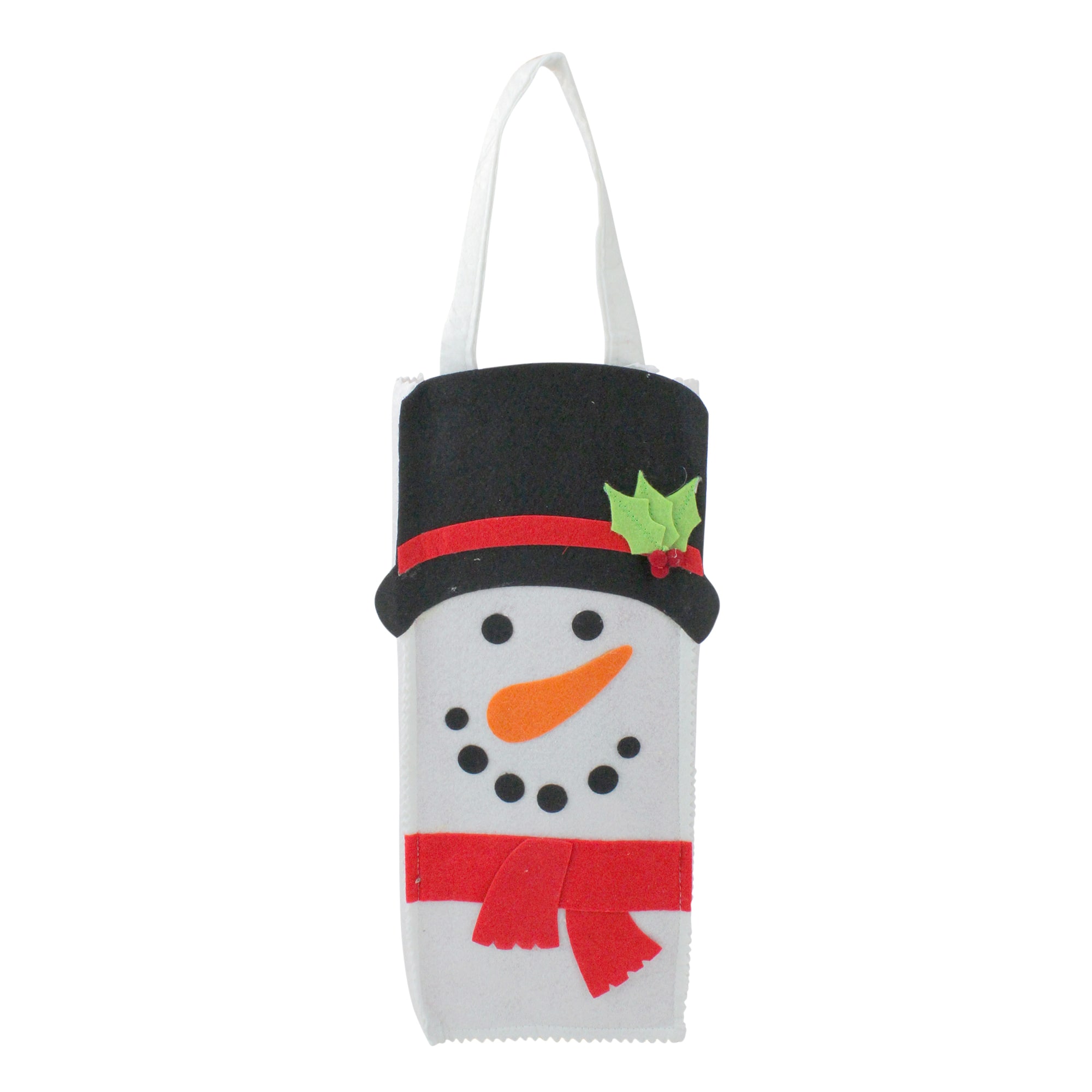 Snowman Pouch with Christmas Place Mats - 13.5" - Set of 4