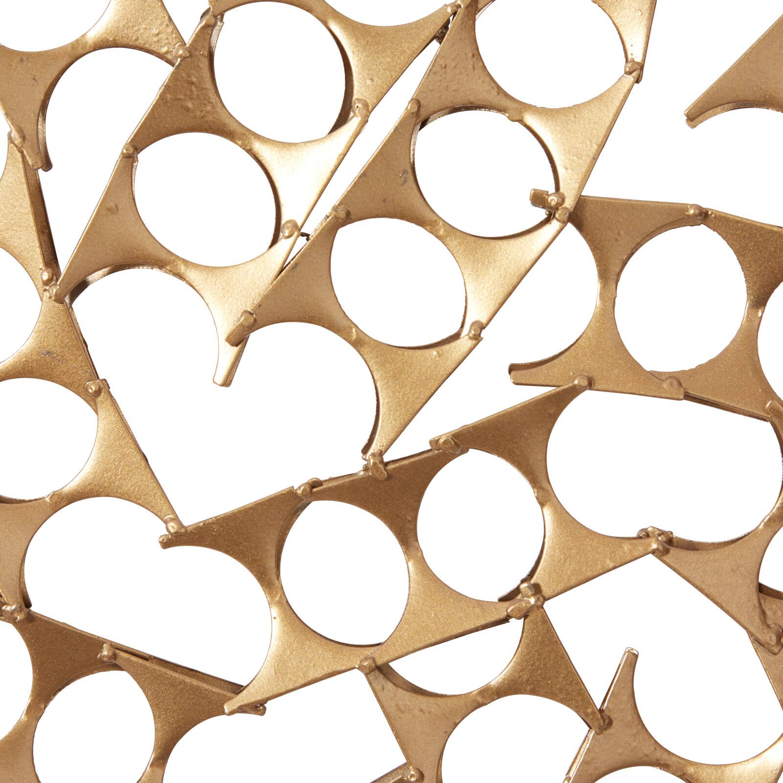 Gold Sphere Modern Tin Wall Accent Set