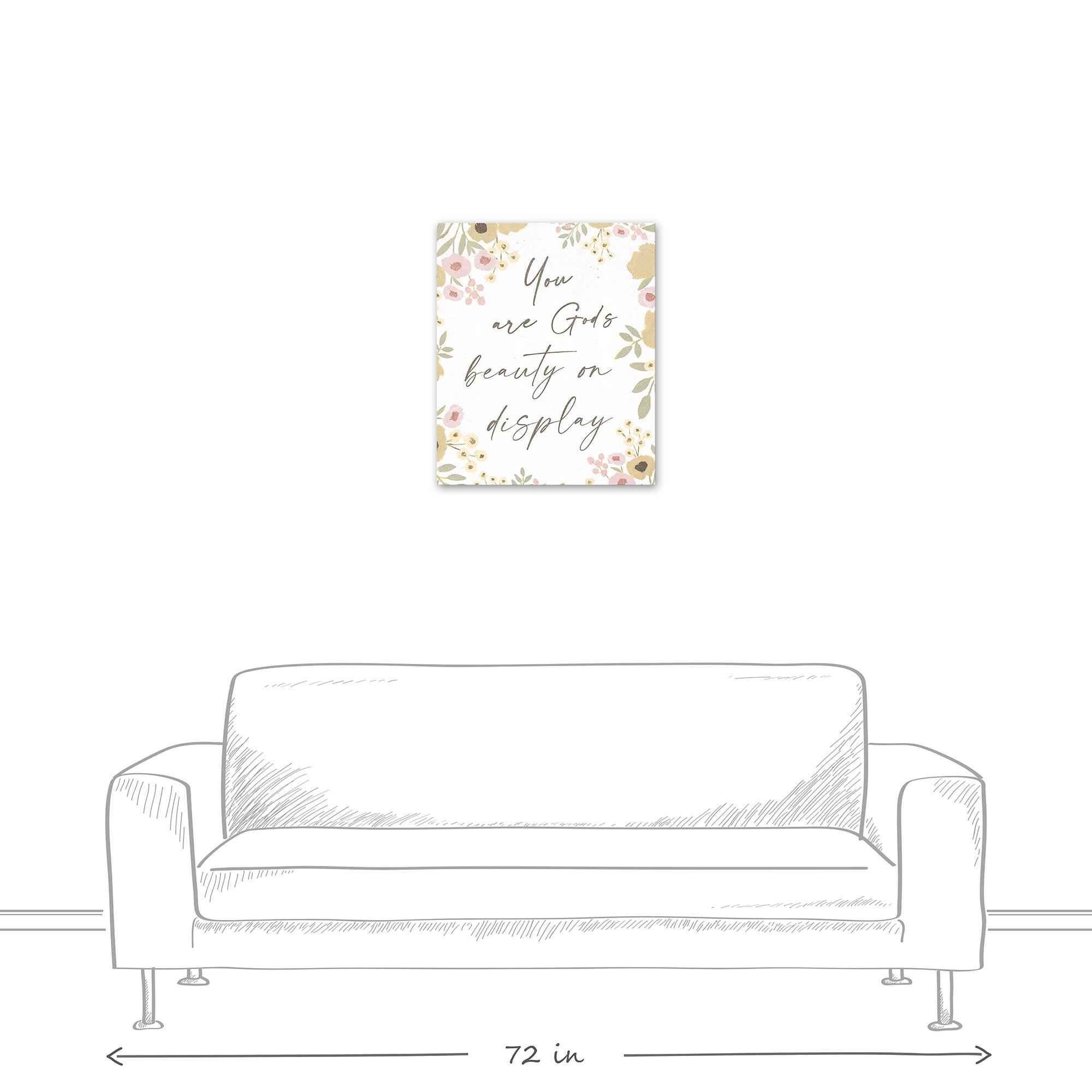 God's Beauty on Display 20" x 24" Canvas Wall Art