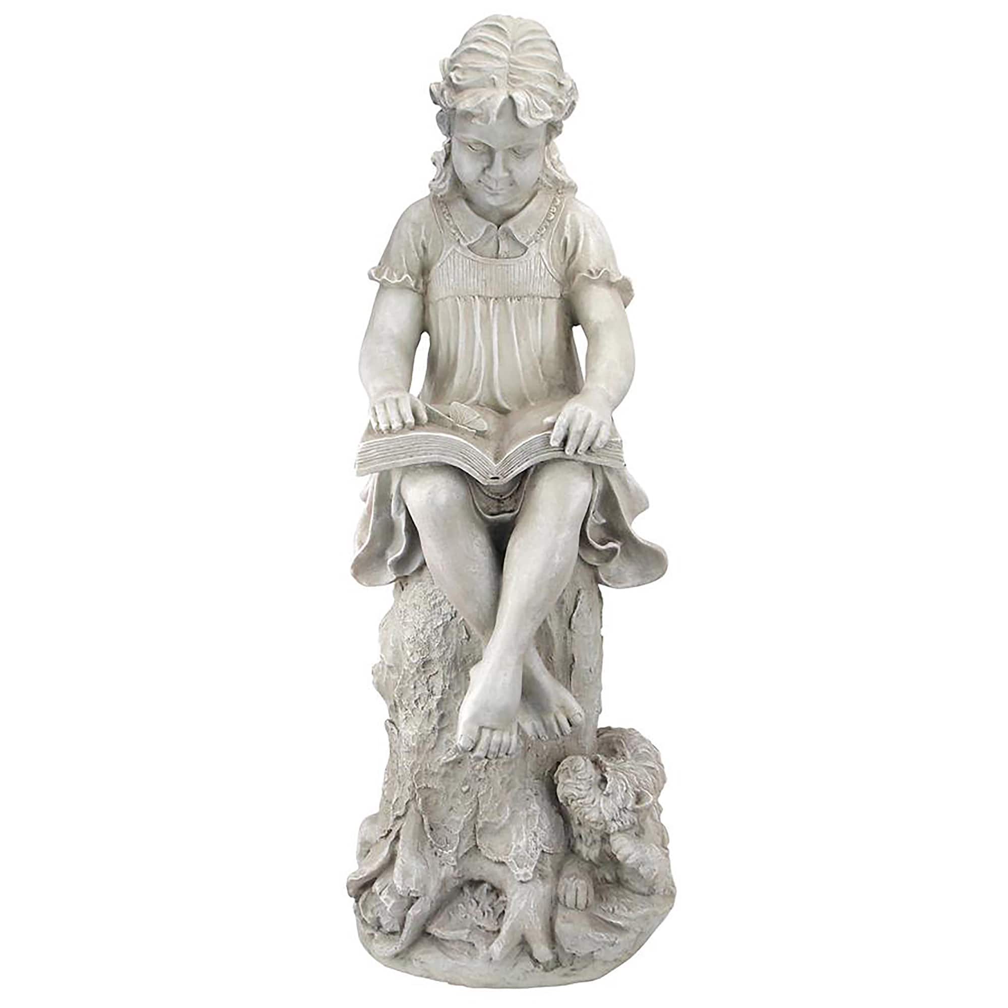 Design Toscano 34.5&#x22; Sierra the Reading Child Garden Statue