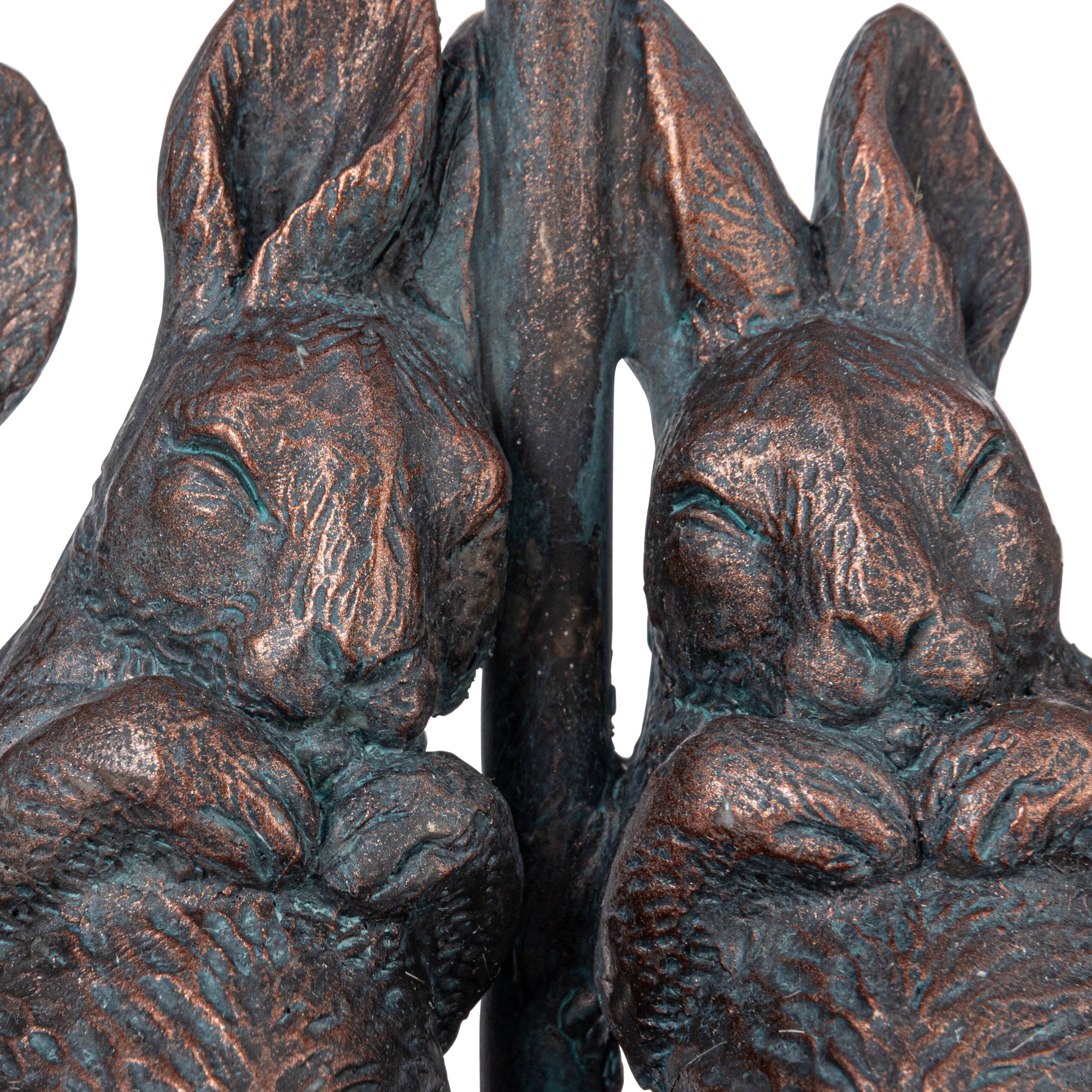 Hello Honey® 13" Rabbit Table Lamp with Rectangle Linen Shade