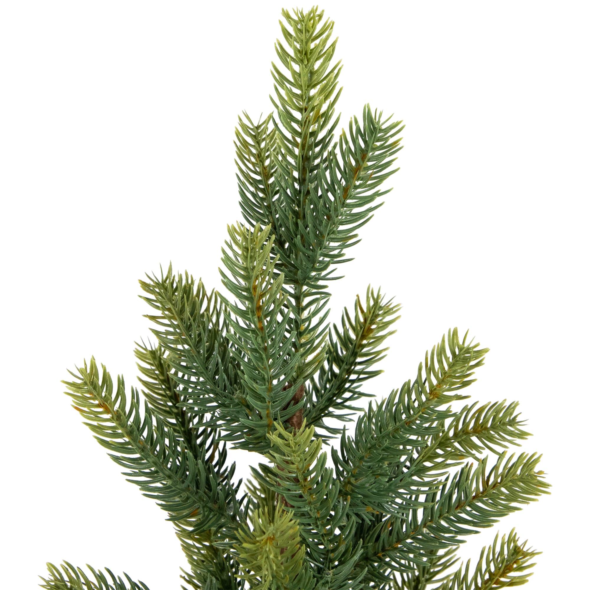 10.5", 15", & 18" Unlit Pine Artificial Christmas Tree with Burlap Base Set