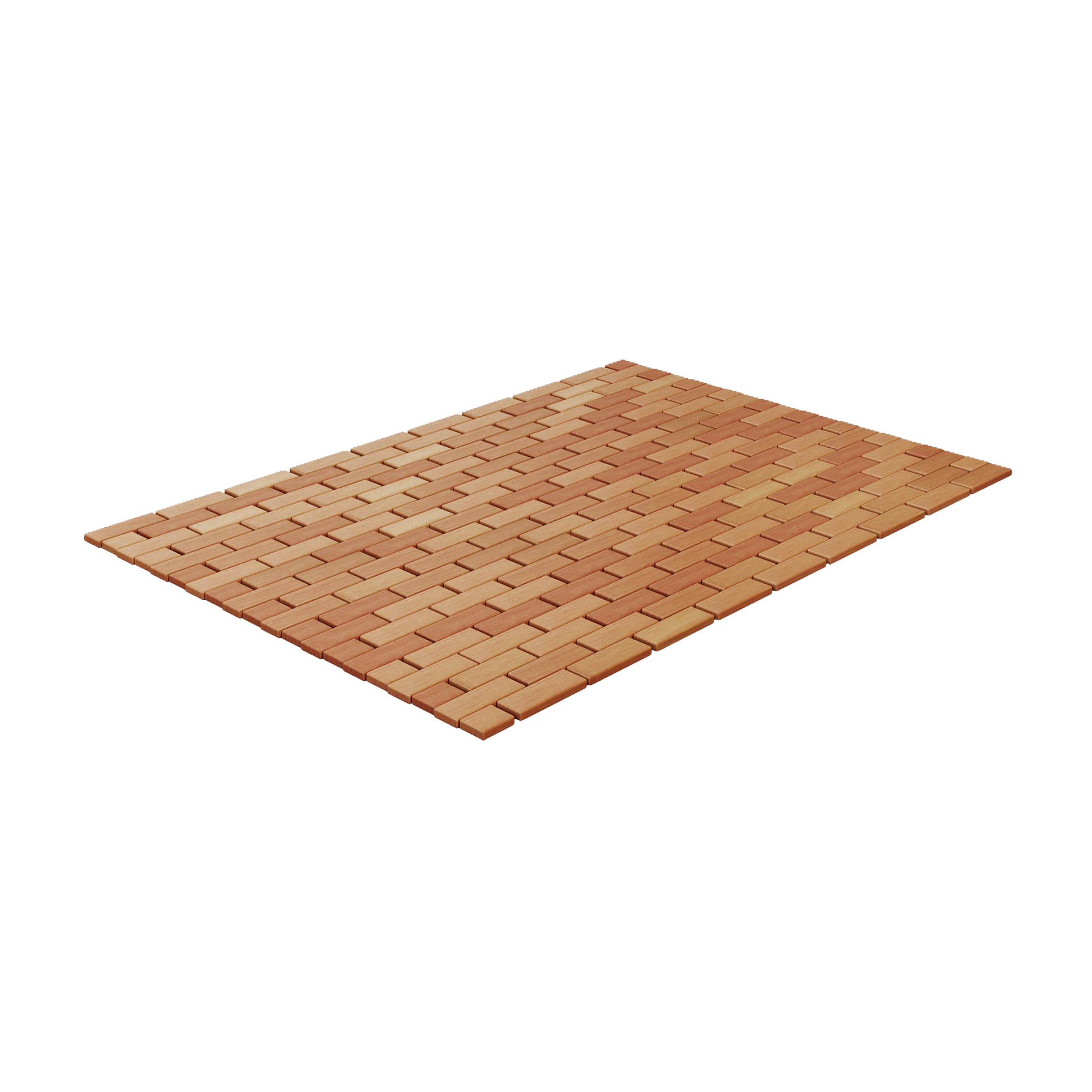 Hastings Home Bamboo Non-Slip Bath and Shower Mat, 24&#x22; x 16&#x22;