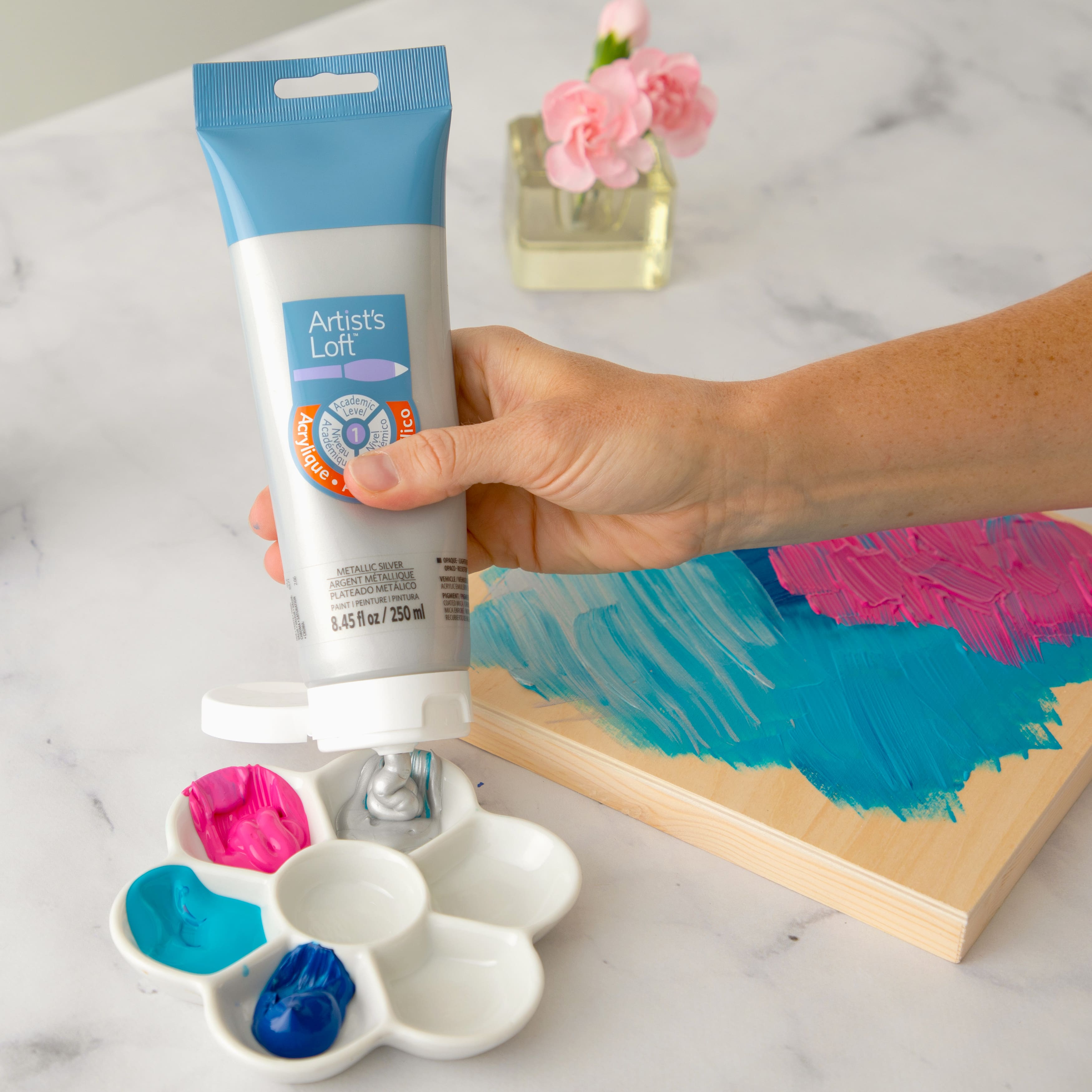 9 Pack: Acrylic Paint by Artist's Loft™, 8.5oz.