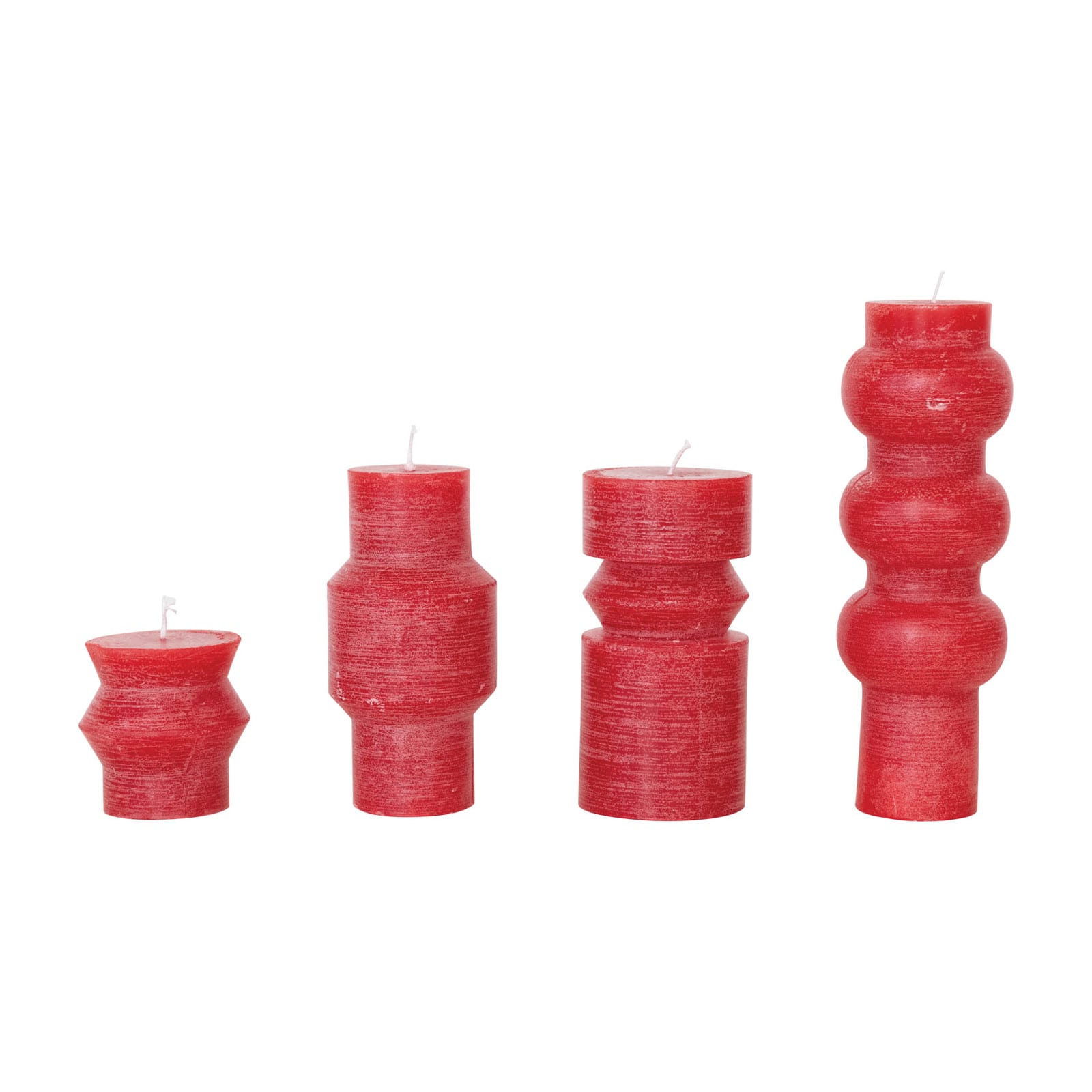 Hello Honey® 3" Red Unscented Totem Pillar Candle