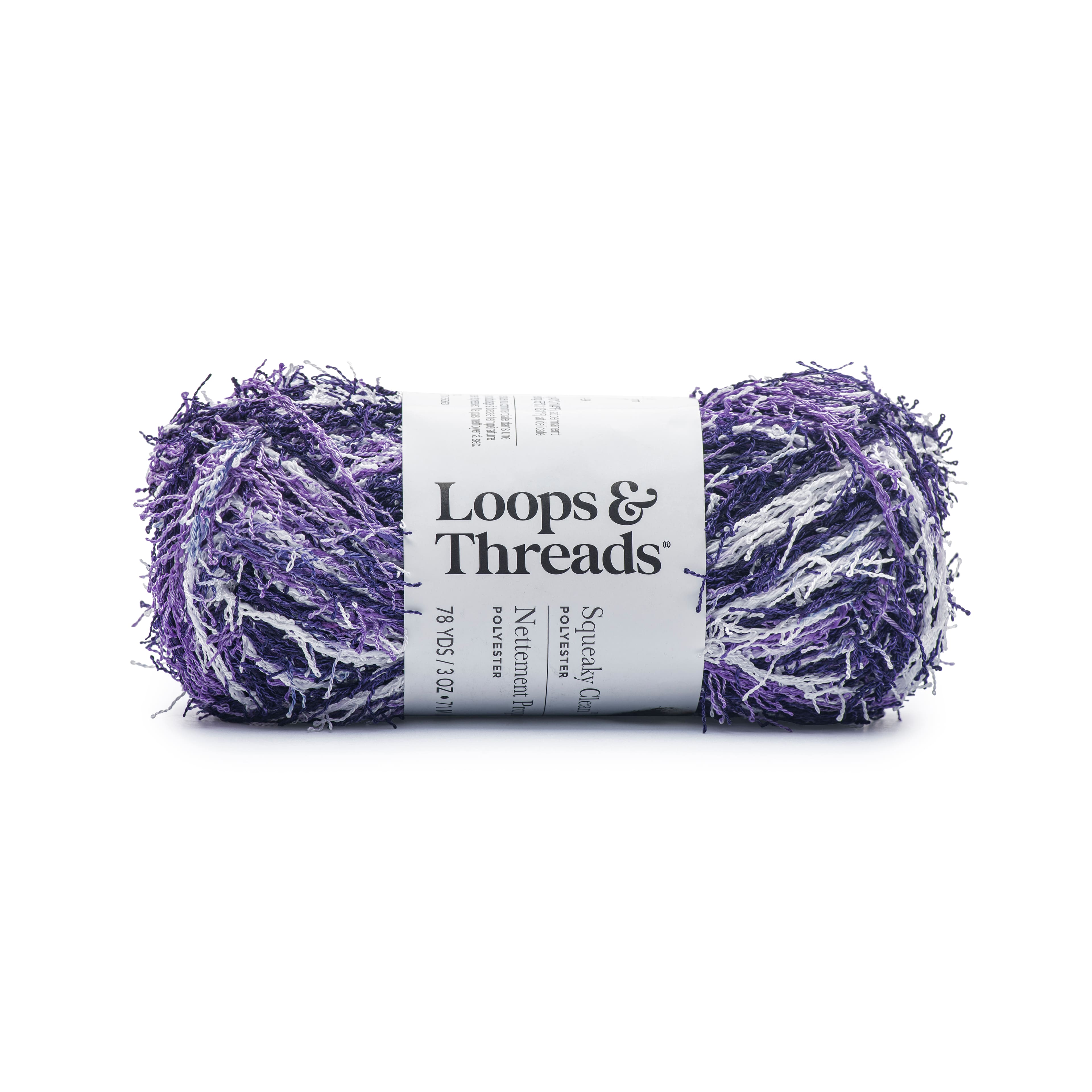 15 Pack: Squeaky Clean™ Prints Yarn by Loops & Threads®