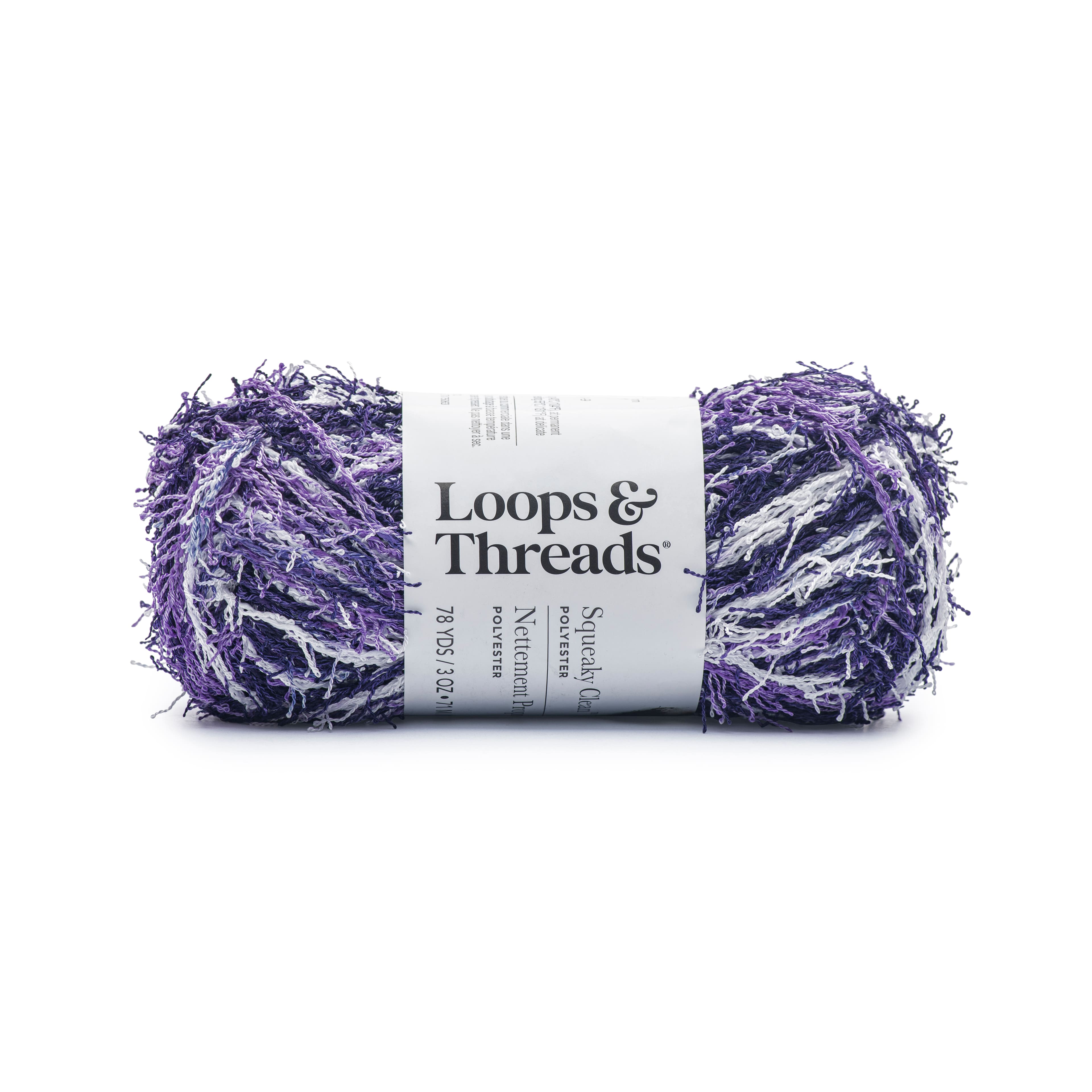 15 Pack: Squeaky Clean&#x2122; Prints Yarn by Loops &#x26; Threads&#xAE;