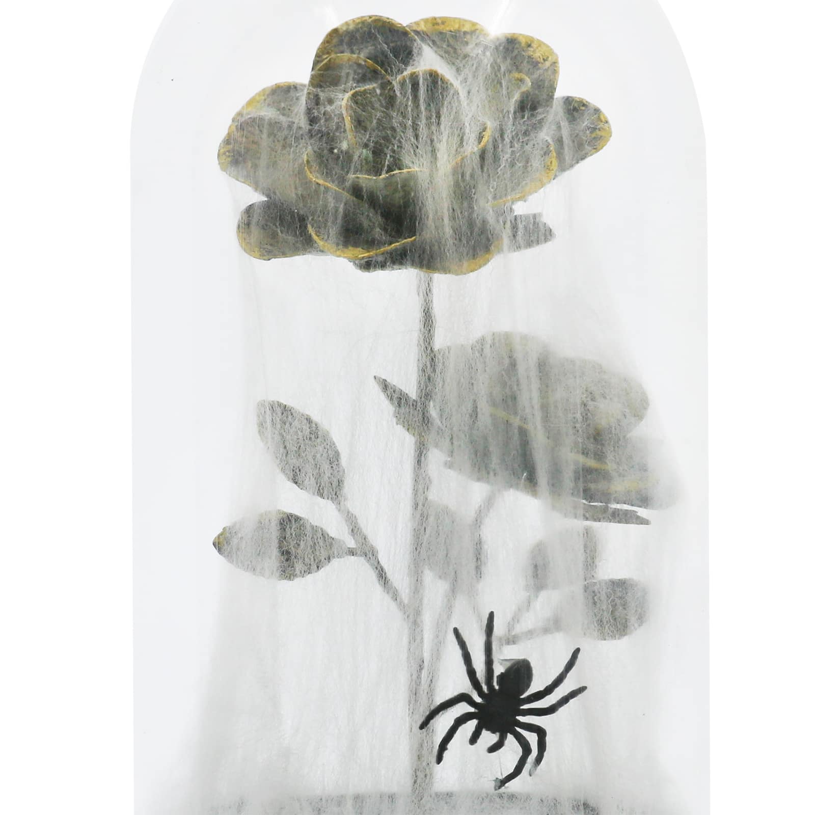 9" Spider Web-Covered Cloche Tabletop Accent by Ashland®