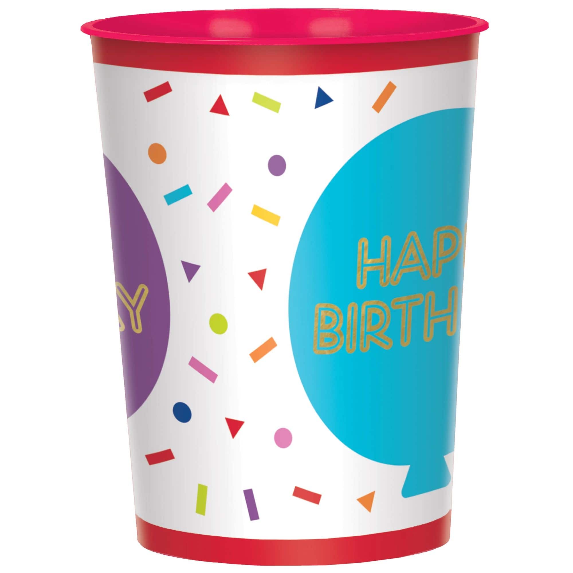Multicolor Happy Birthday Cup