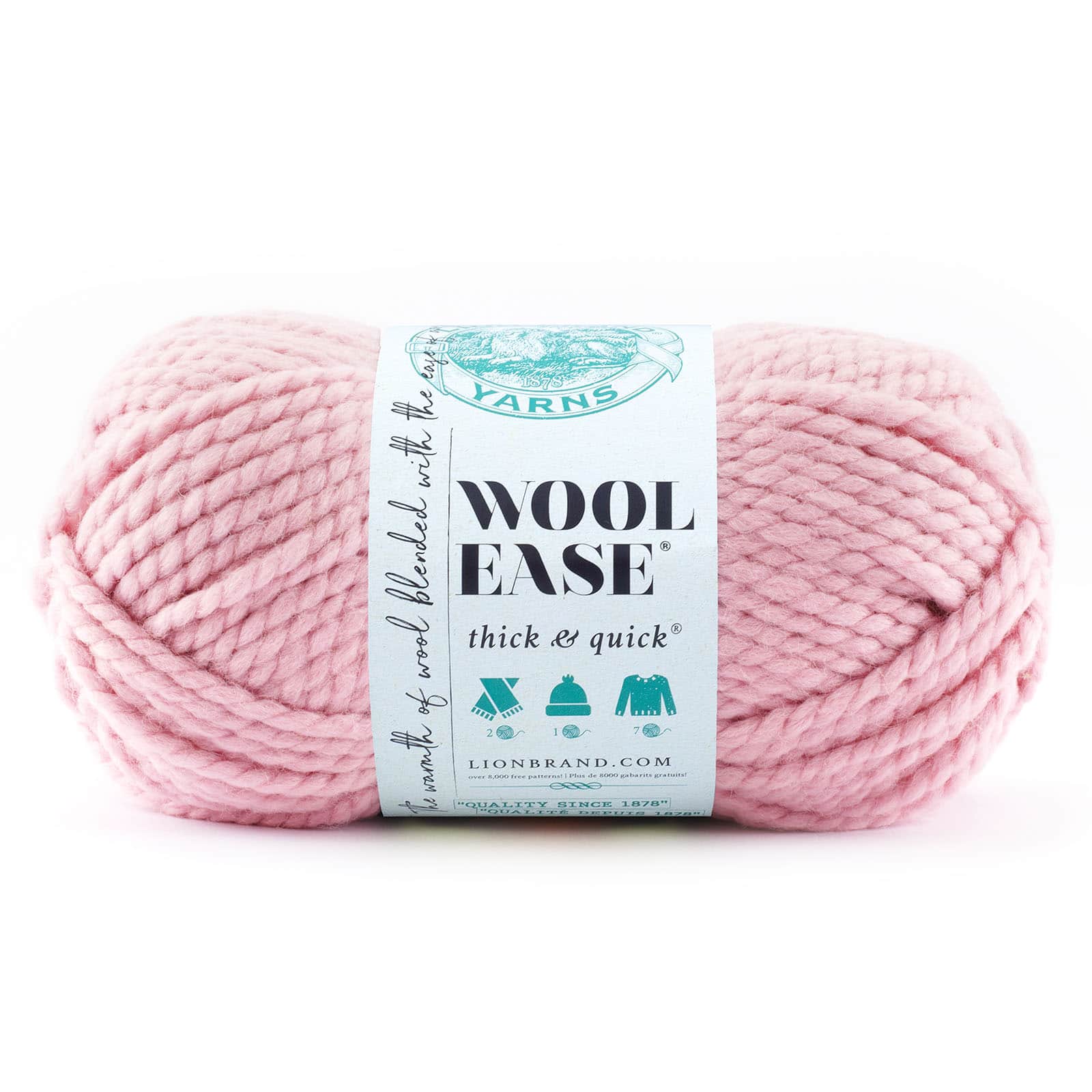 15 Pack: Lion Brand® Wool-Ease® Thick & Quick® Yarn, Solids