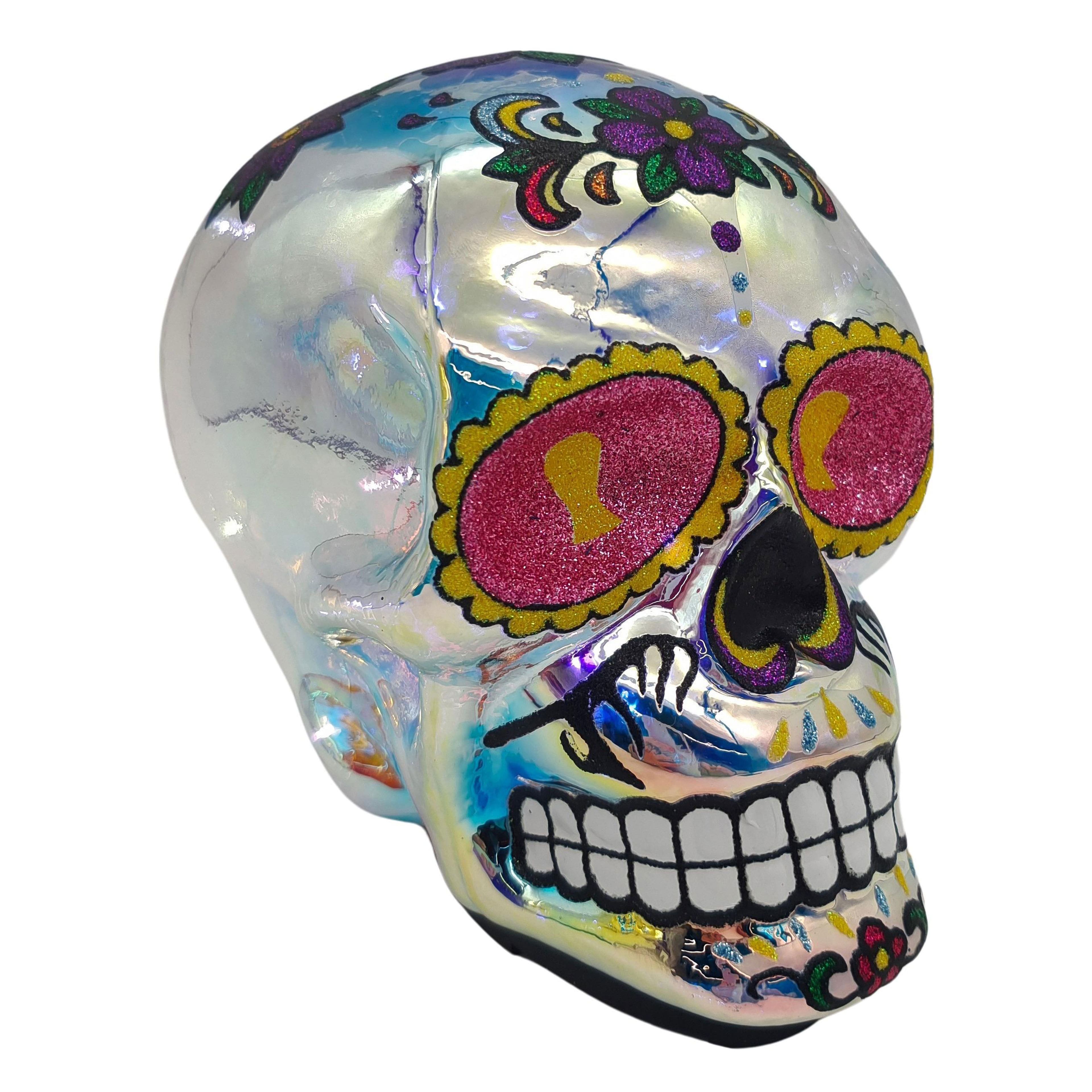 7&#x22; Warm White LED Skull by Ashland&#xAE;