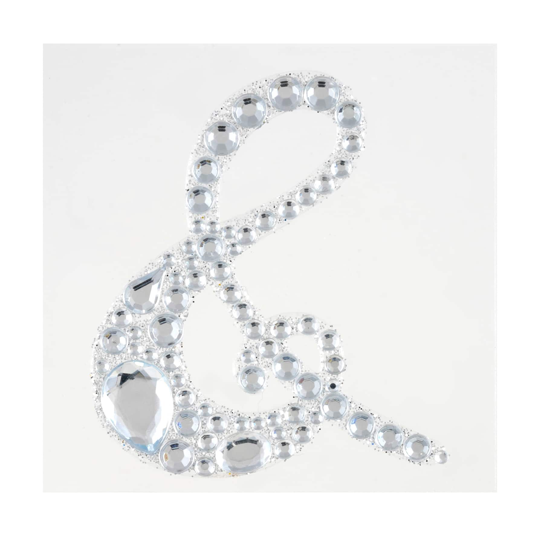 Silver Glitter Ampersand Bling Sticker by Recollections™