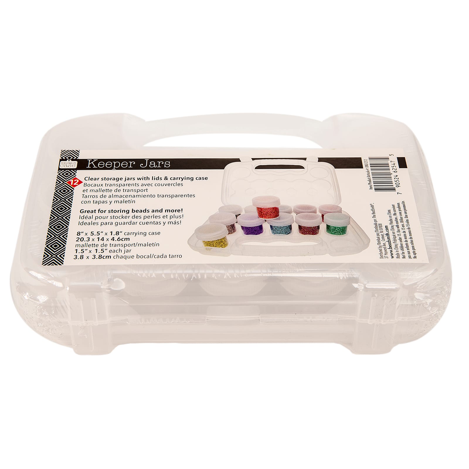 The Beadsmith® 8'' x 5.5'' x 2'' Org Box with Containers