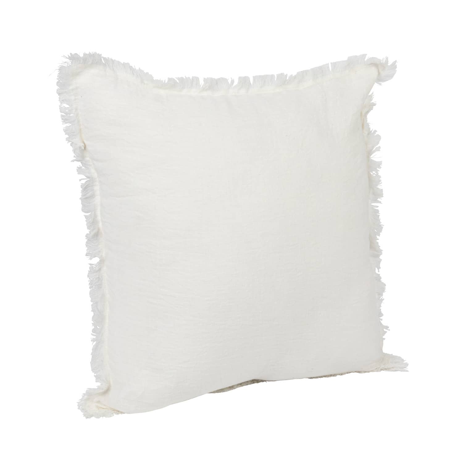 Hello Honey® Stonewashed Linen Pillow with Fringe