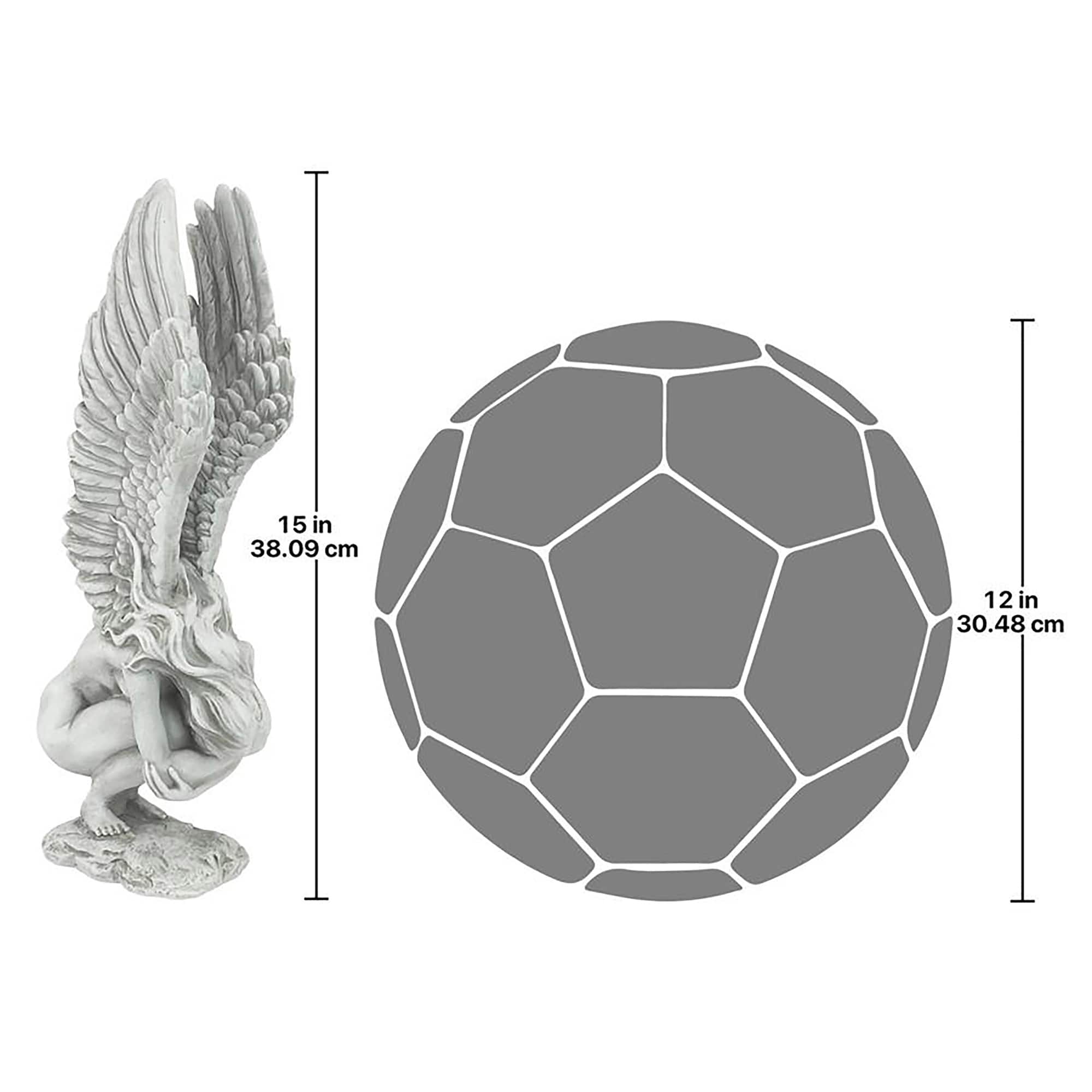 Design Toscano 15&#x22; Remembrance &#x26; Redemption Angel Sculpture