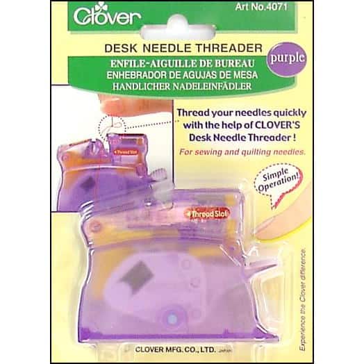 Clover Purple Desk Needle Threader