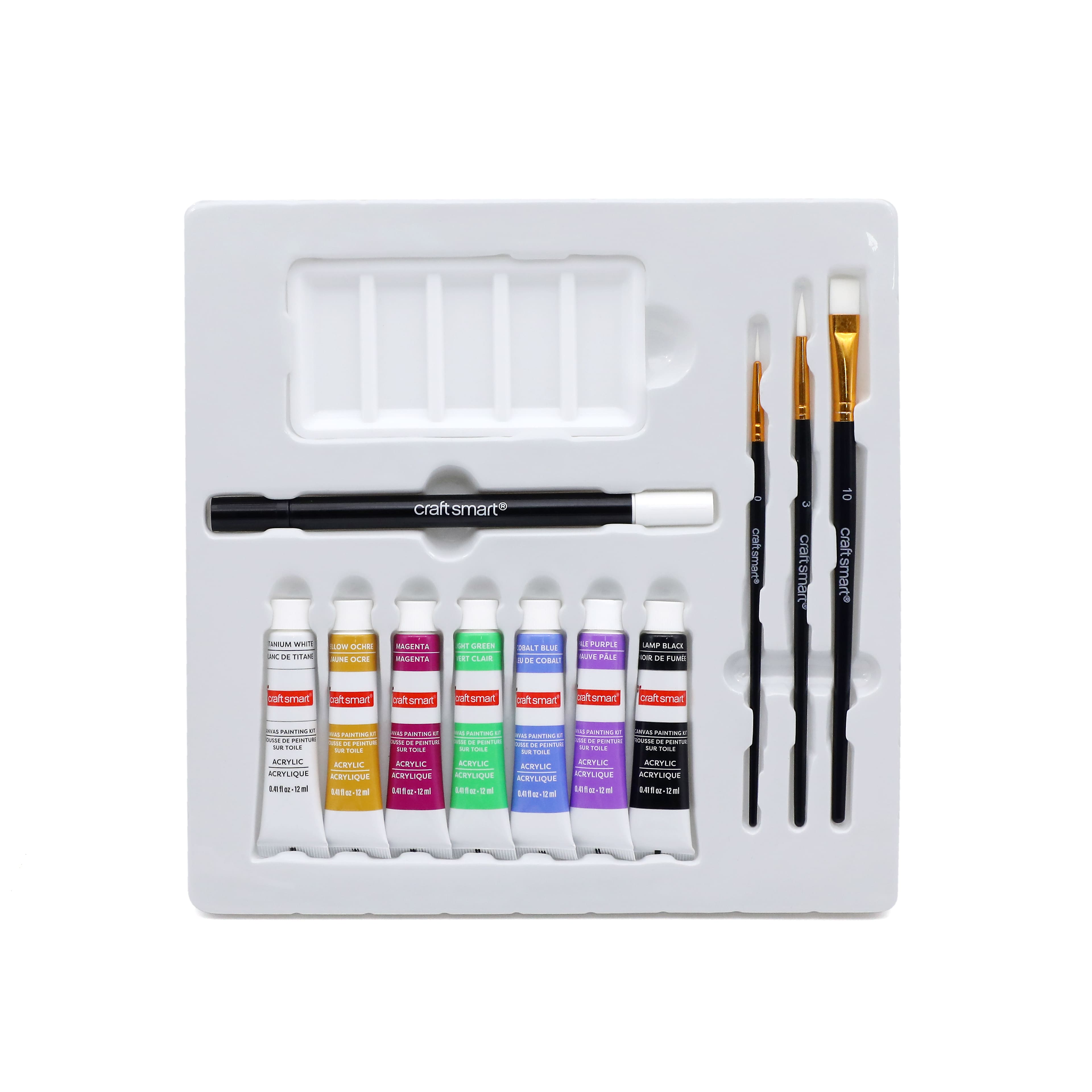 11" x 11" Skeleton Couple Canvas Painting Kit by Craft Smart®