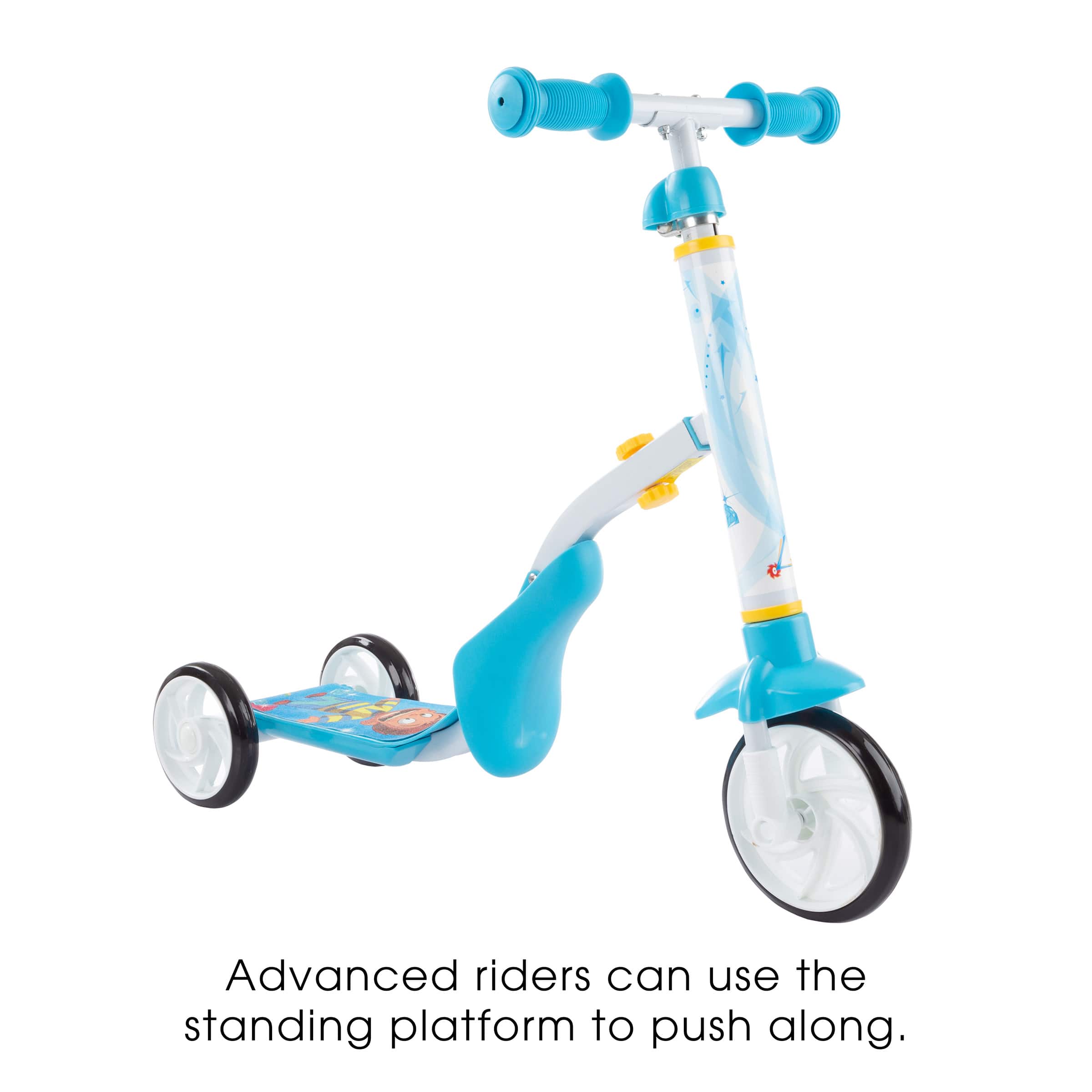 Toy Time 2-in-1 Convertible Scooter for Toddlers &#x26; Children