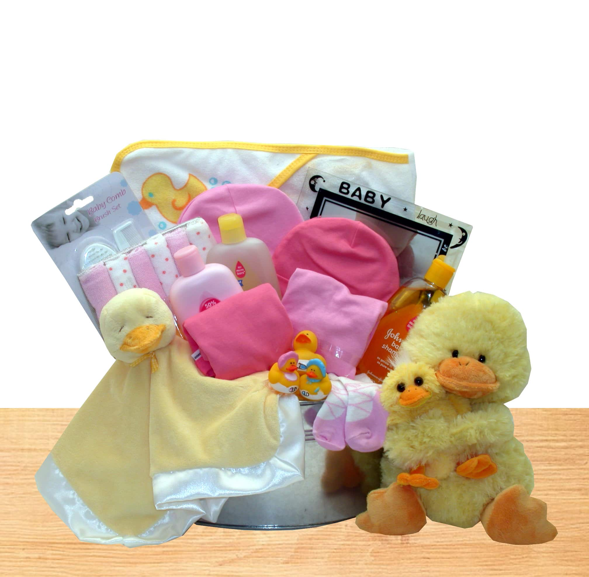 New Baby Gift Basket Deluxe