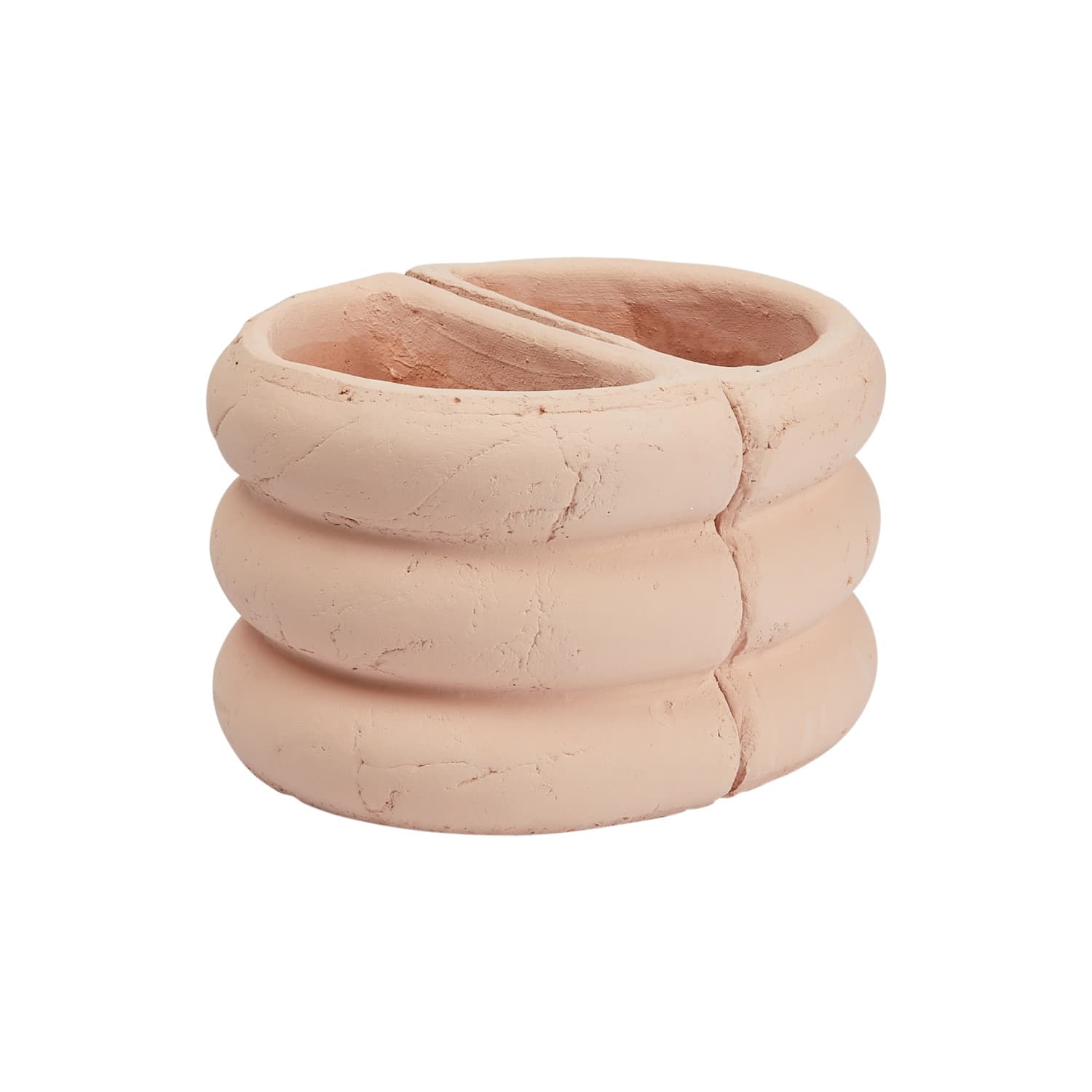 Hello Honey® Terracotta Half Circle Vase Bookends, 2ct.