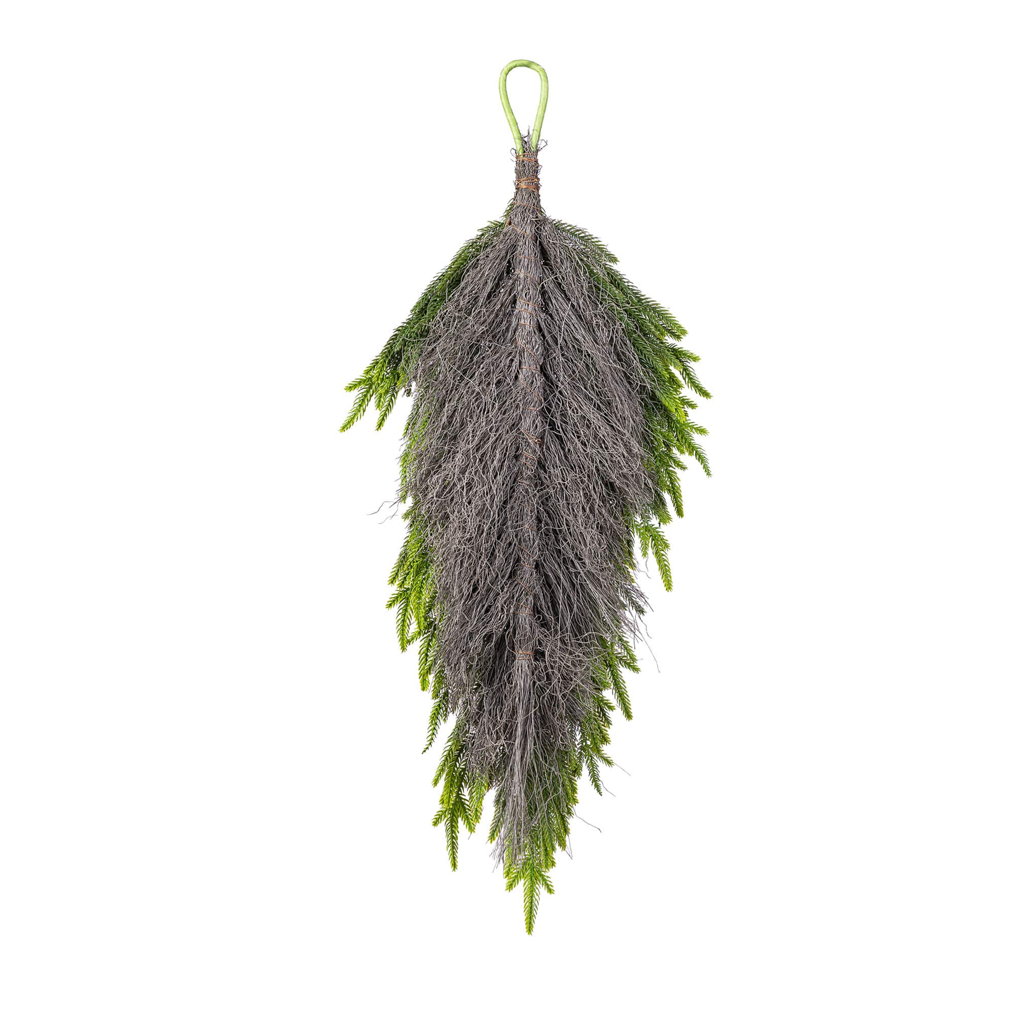 Glitzhome&#xAE; 31.5&#x22;H Christmas Greenery PE Teardrop