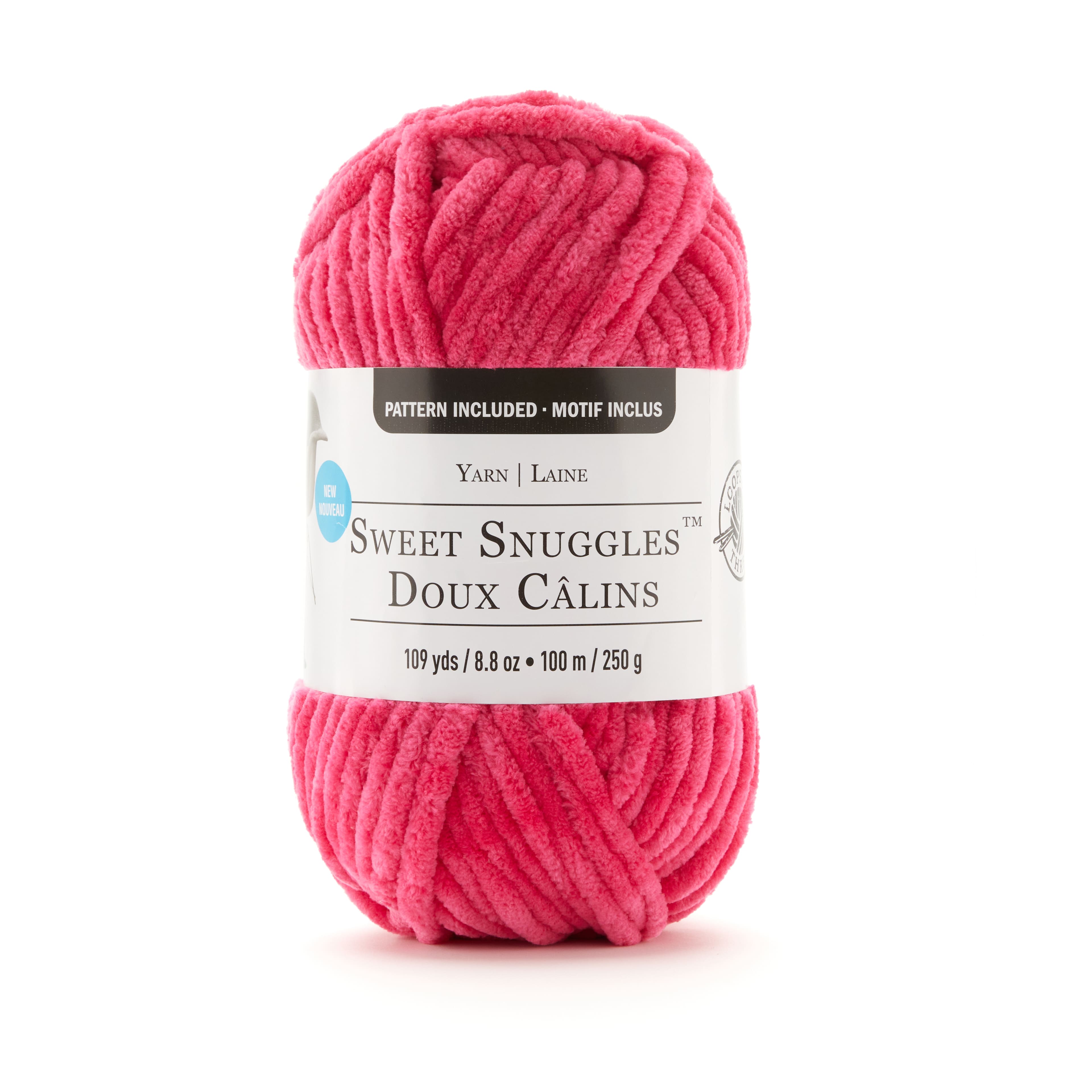 Loops & Threads Sweet Snuggles Doux Câlins “Fog” Surf Baby Blanket Yarn  Grey