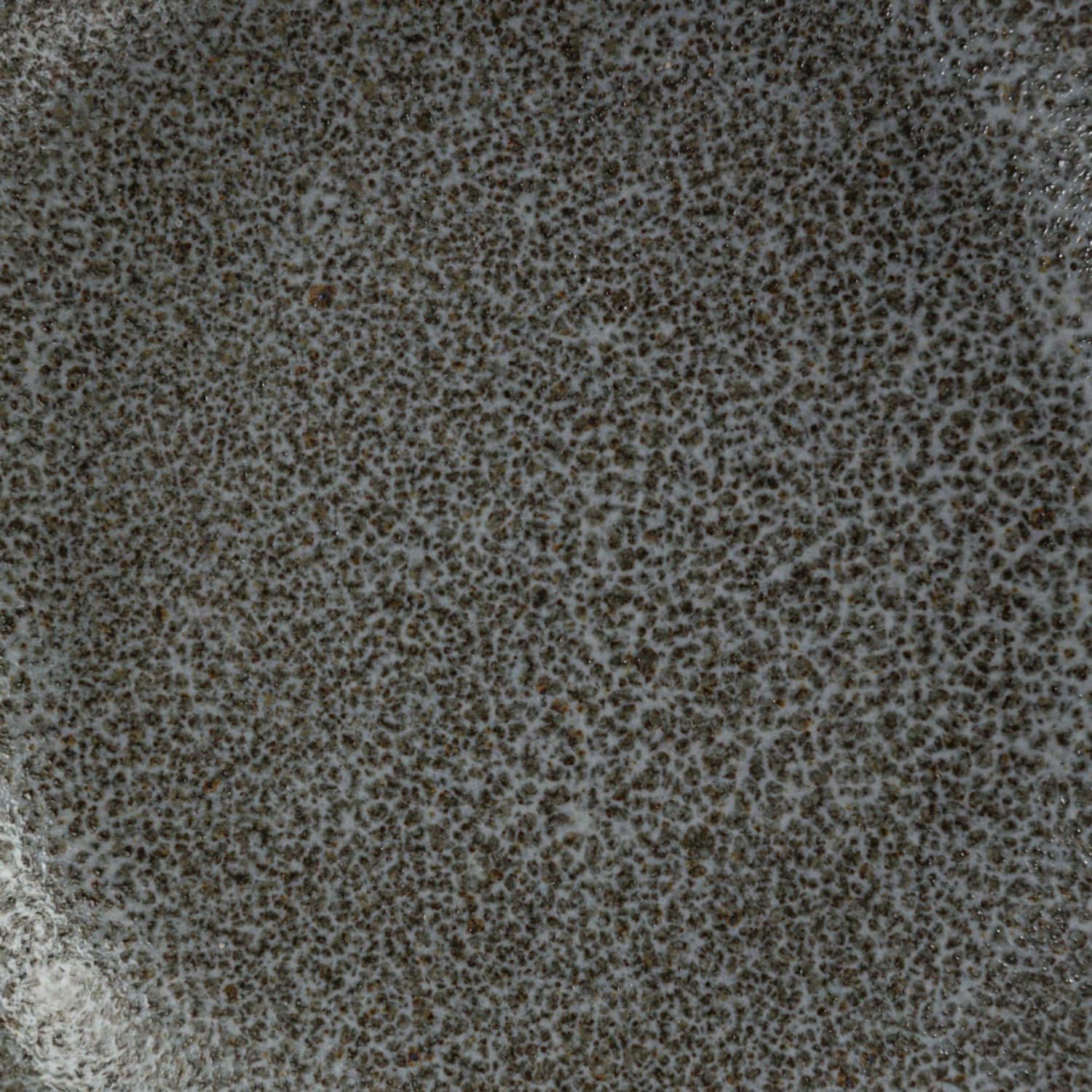 Hello Honey® 8.5" Gray Stoneware Double Bowl with Handle