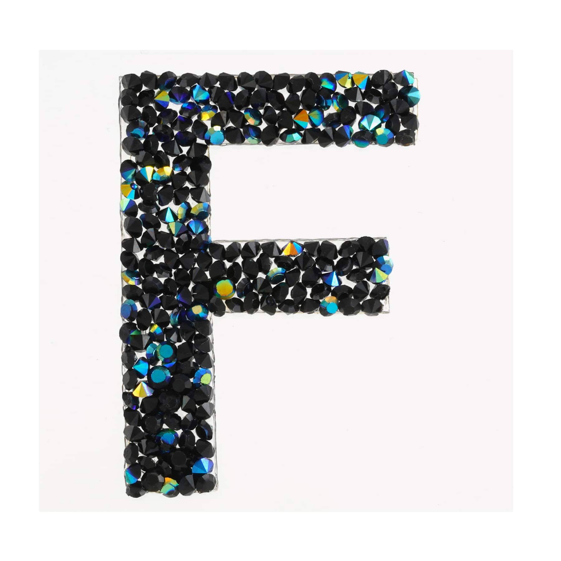 12 Pack: Black AB Letter Bling Sticker by Recollections®
