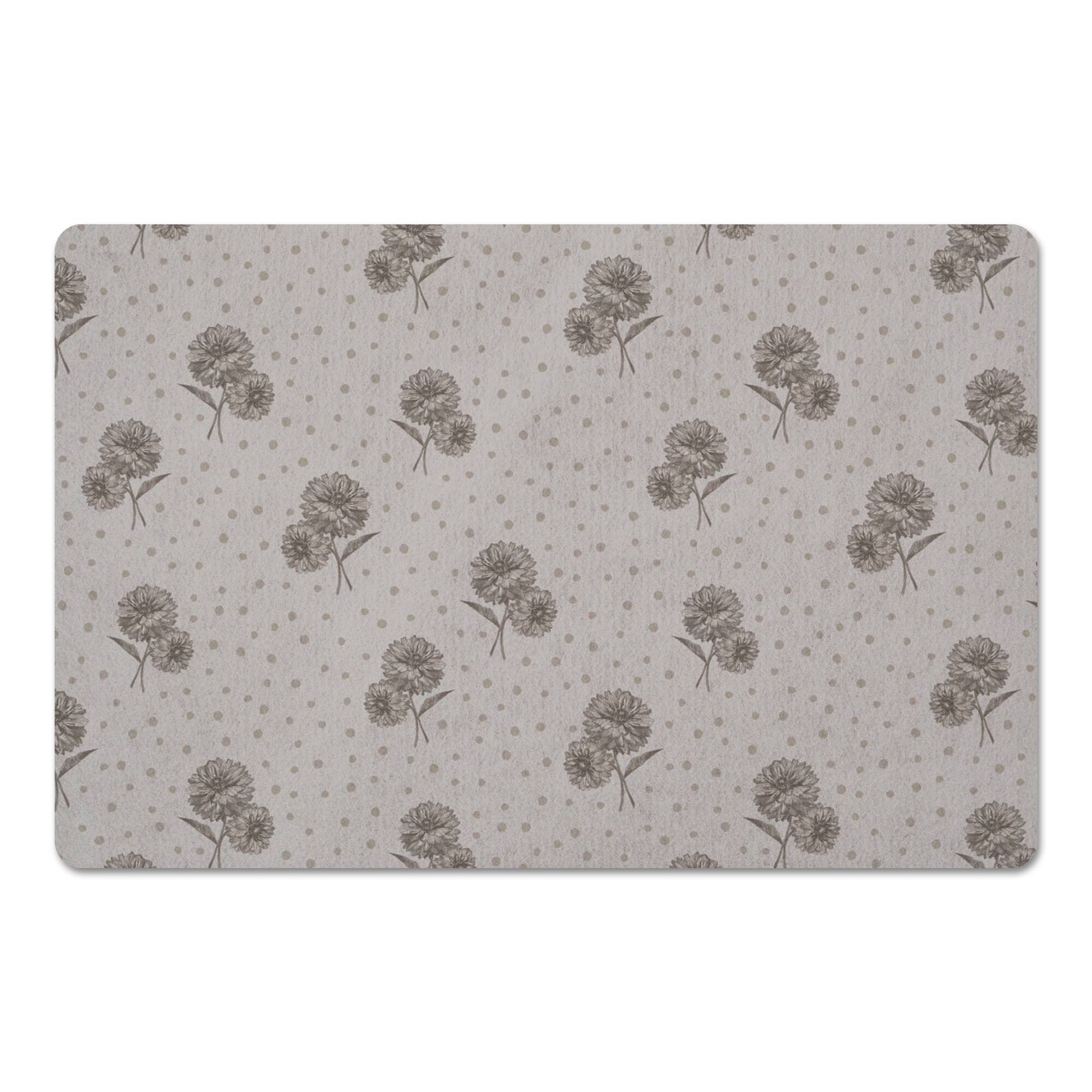 Floral Dots Floor Mat Michaels