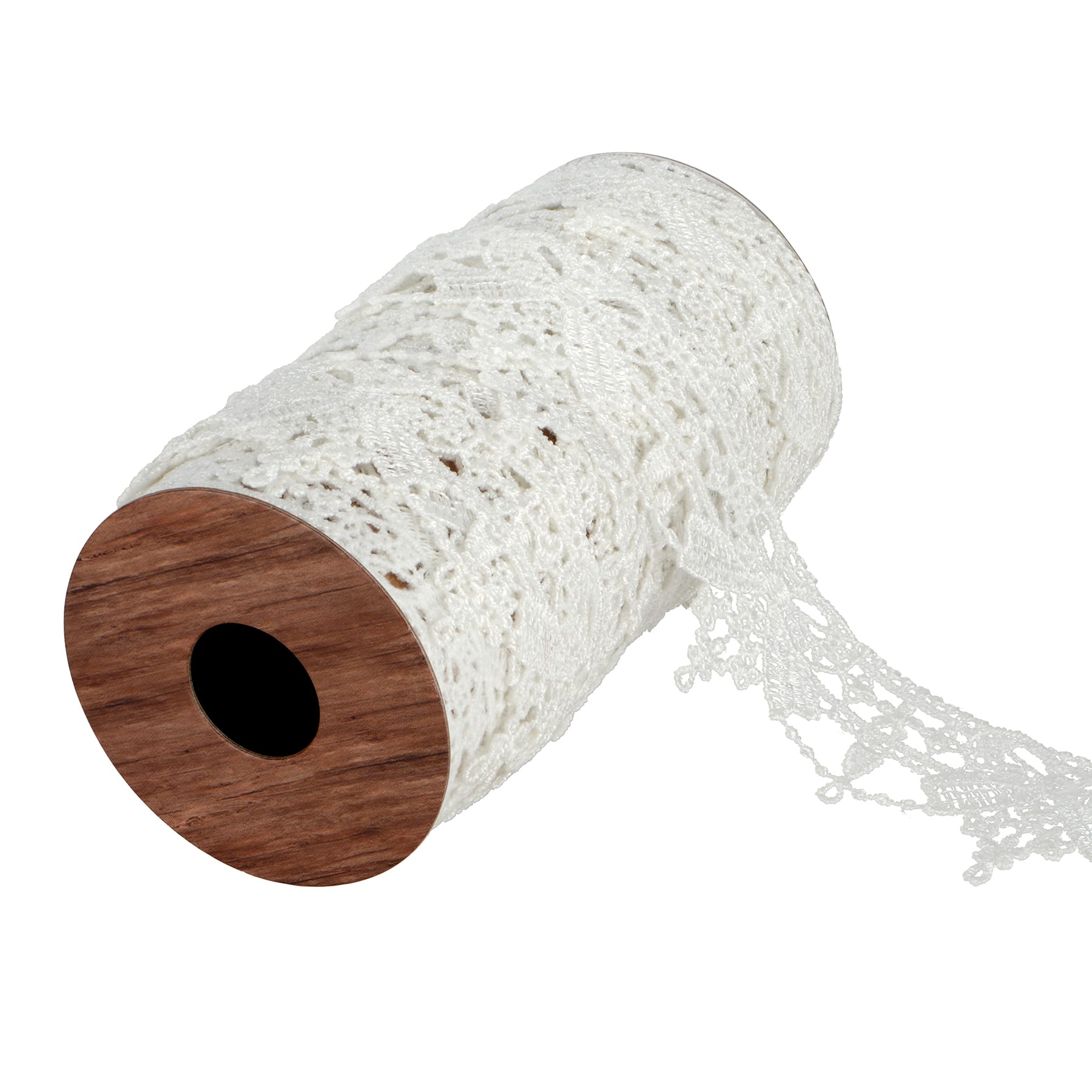 1.375&#x22; x 3yd. Bow Lace Trim Ribbon by Ashland&#xAE; English Romance