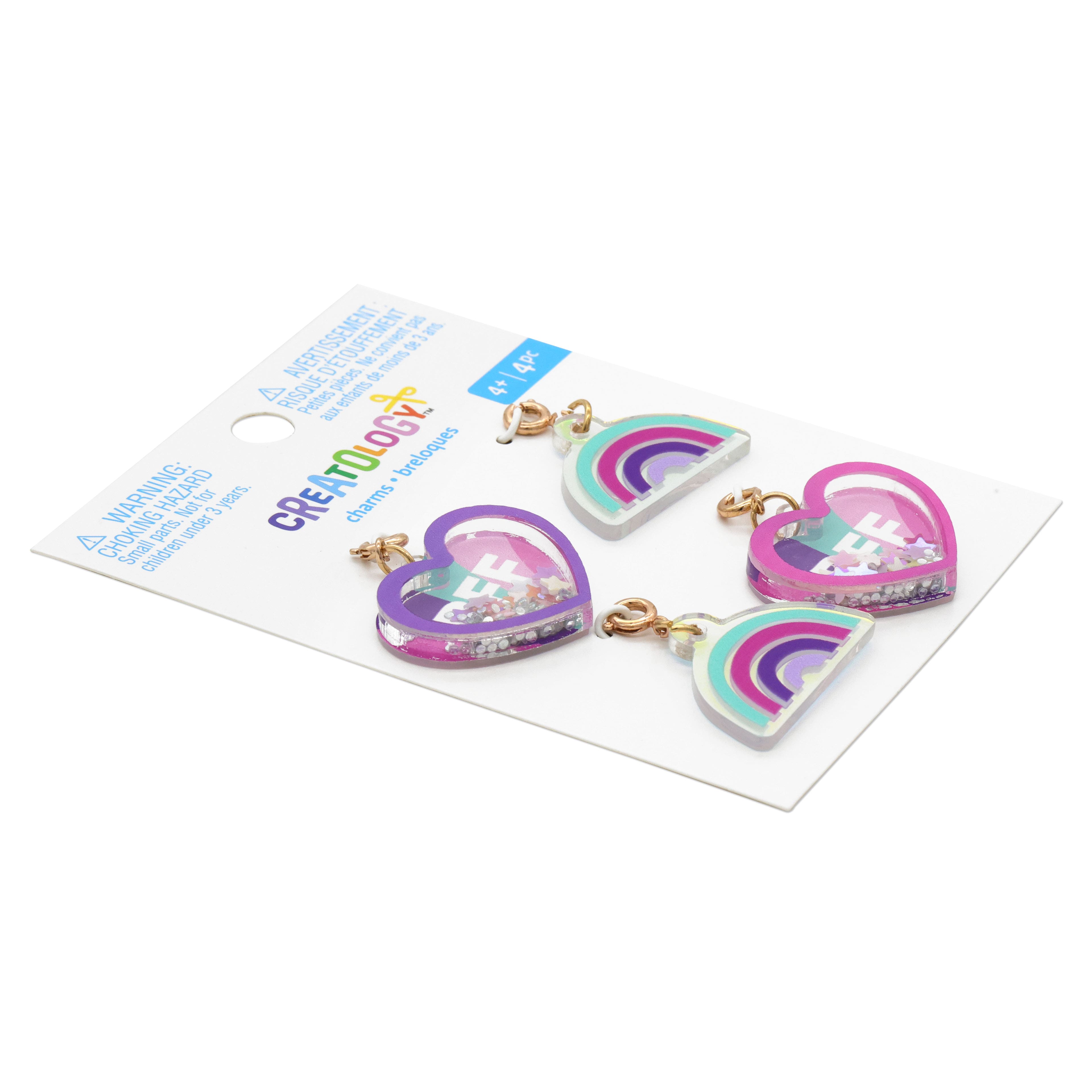 Rainbow &#x26; Heart Charms by Creatology&#x2122;