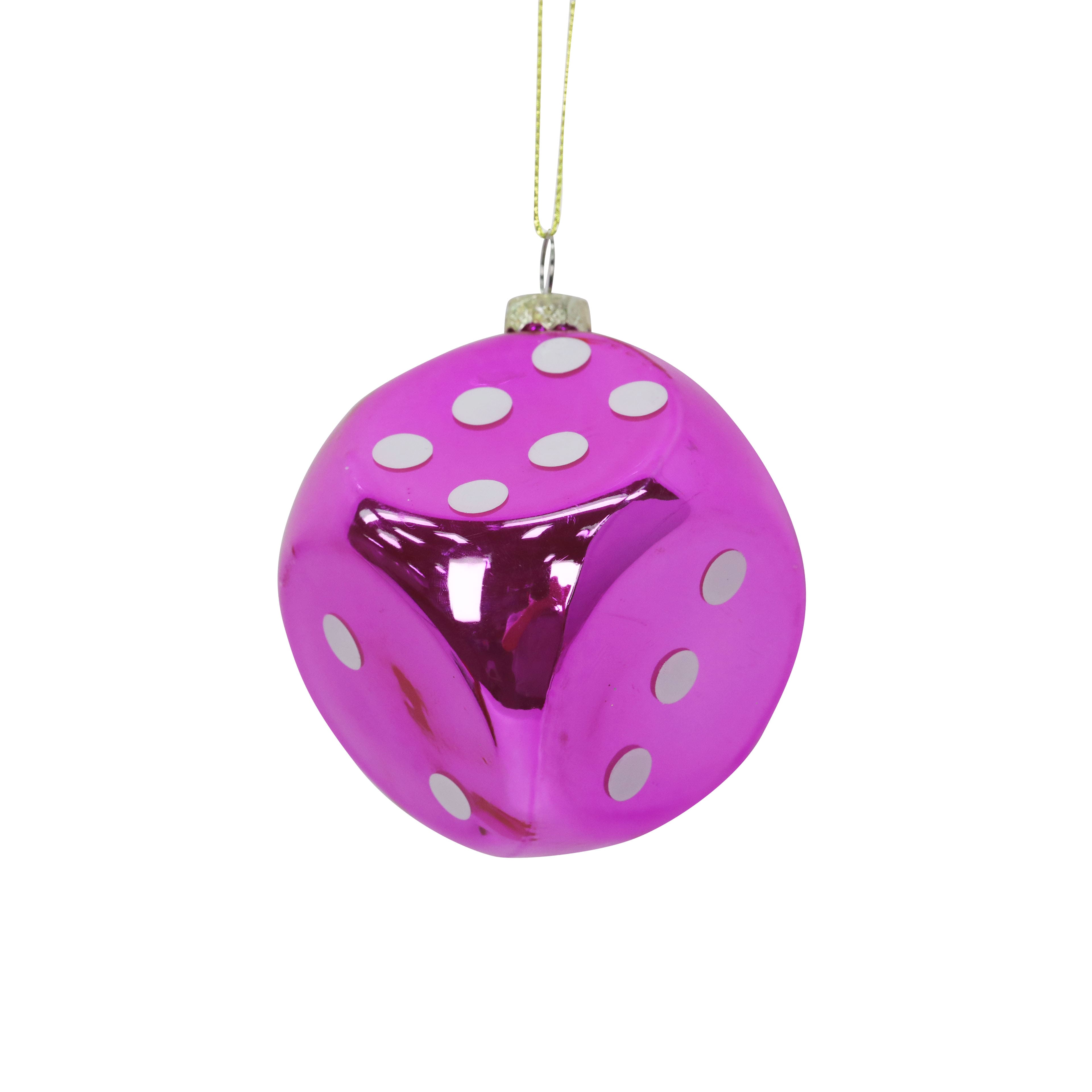 Assorted 3&#x22; Dice Glass Ornament by Ashland&#xAE;