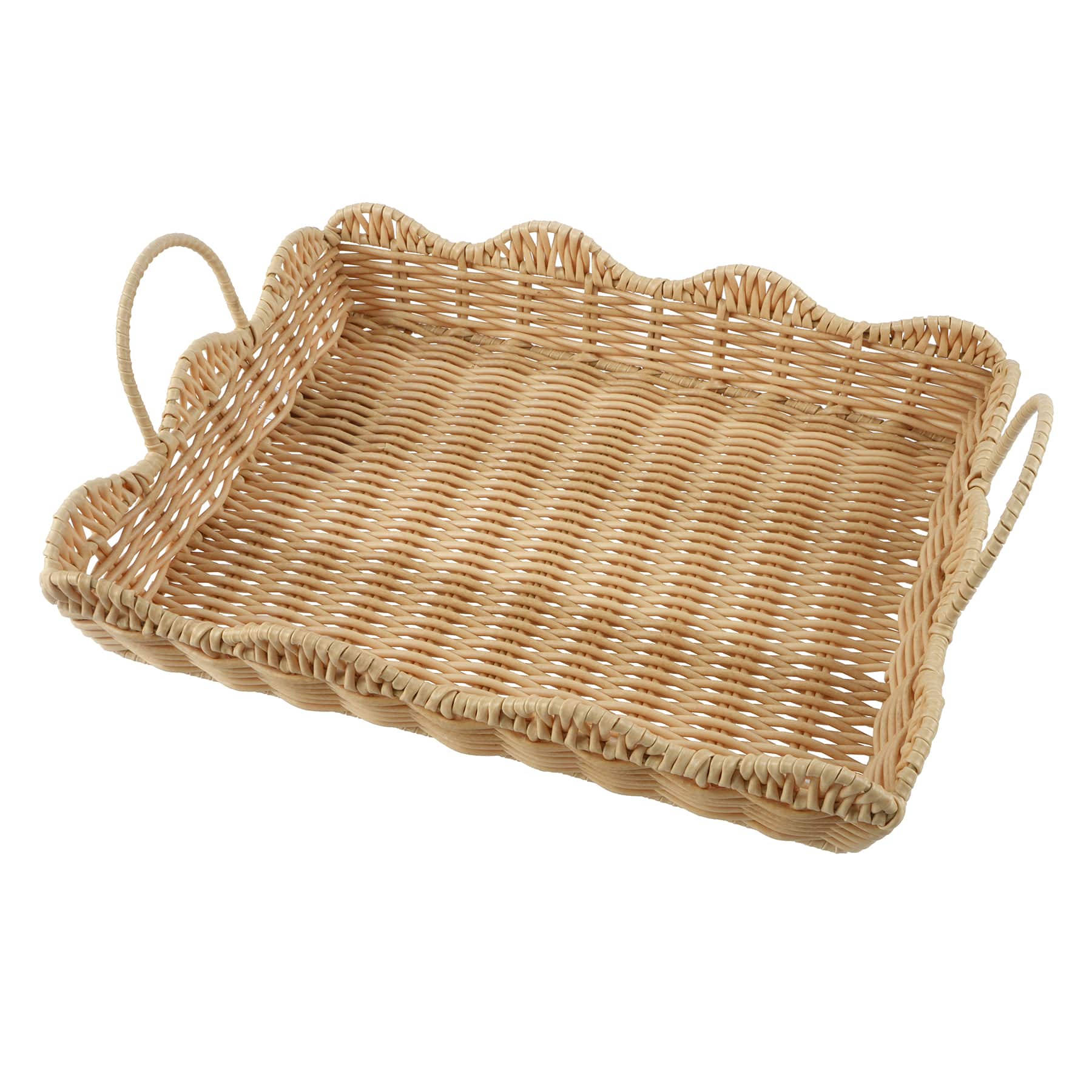 16.75" x 12.5" Faux Rattan Tray by Ashland®