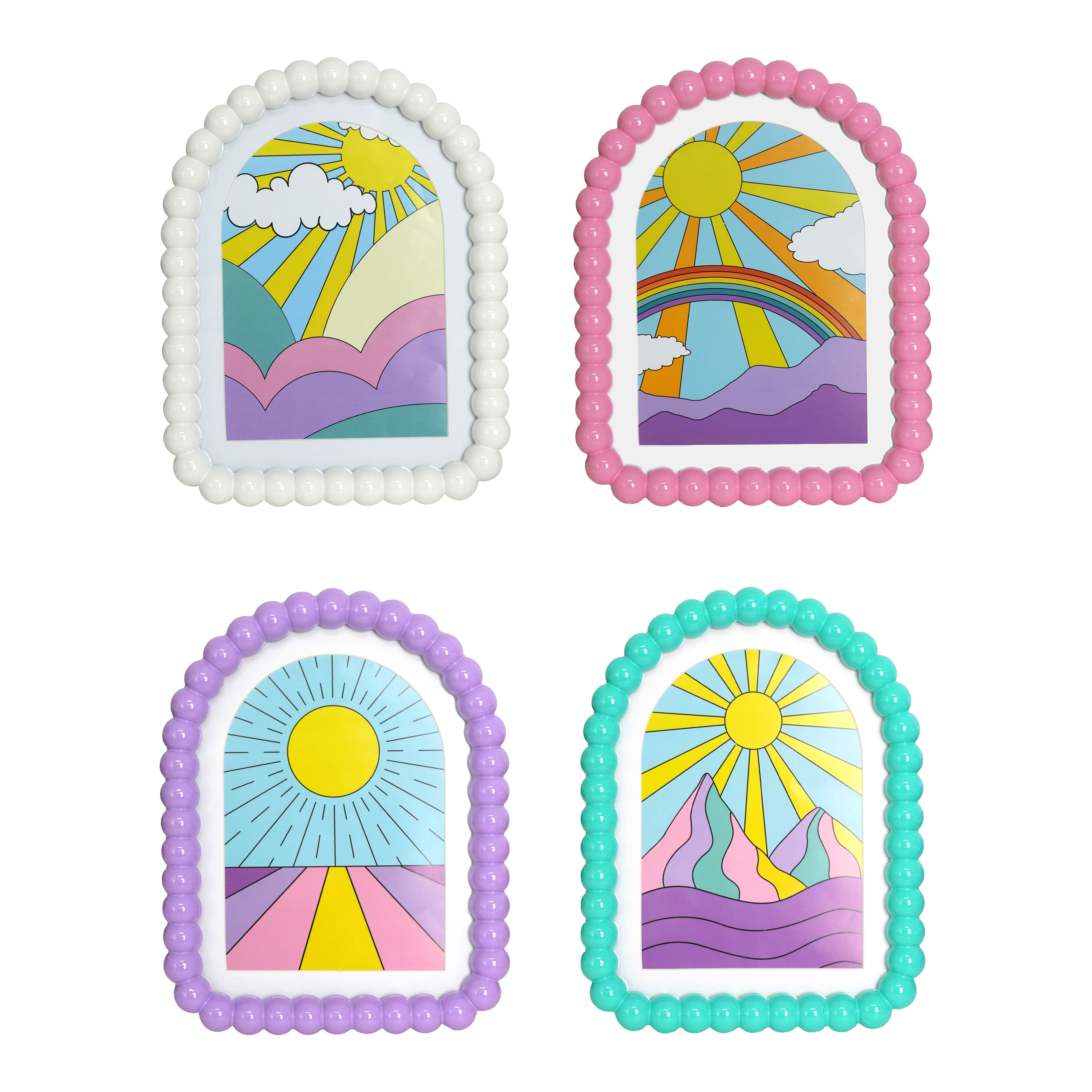 5&#x22; x 7&#x22; Beaded Arch Retro Frame with Mat by Studio D&#xE9;cor&#xAE;