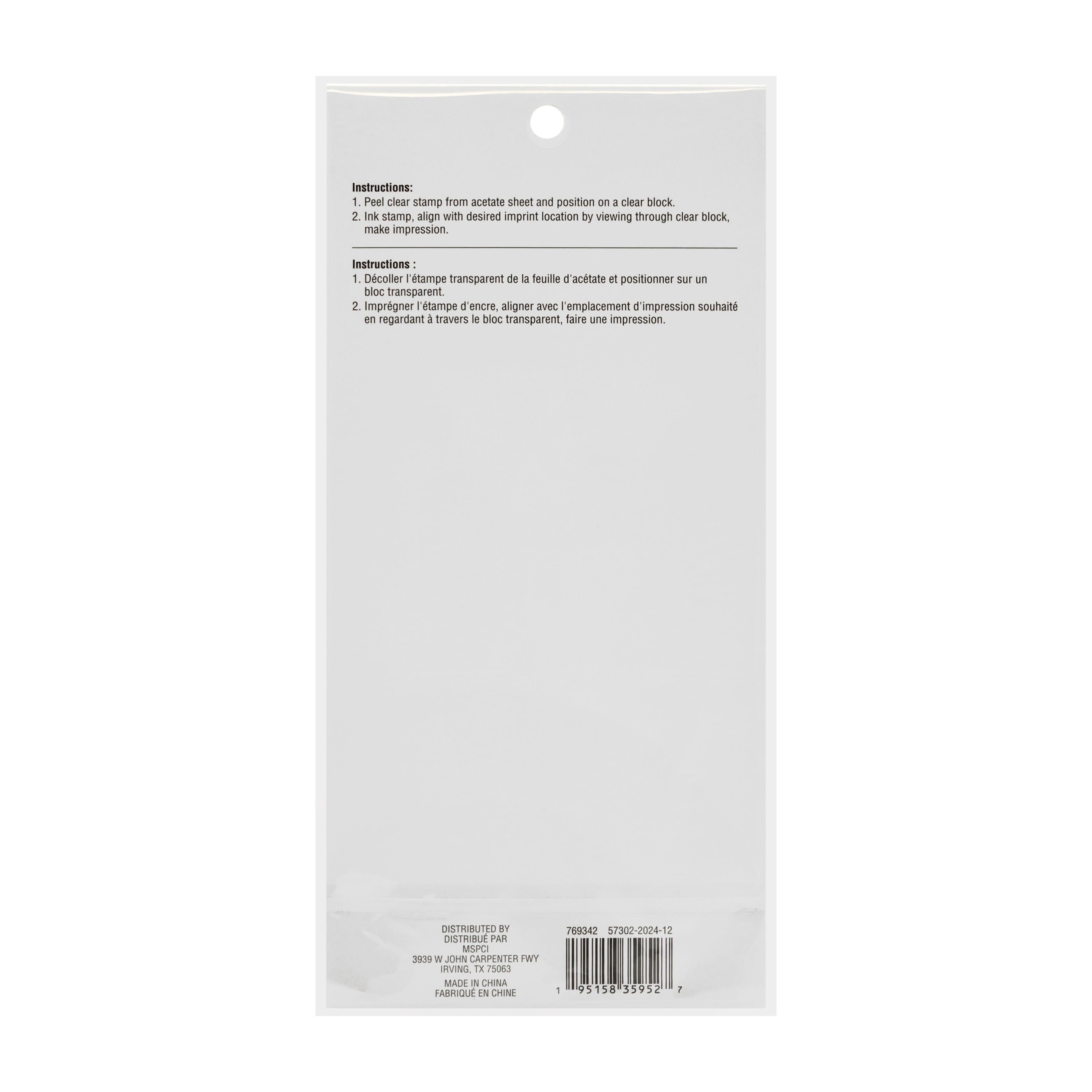 Flowers & Insects Clear Stamps, 8ct. by Recollections™