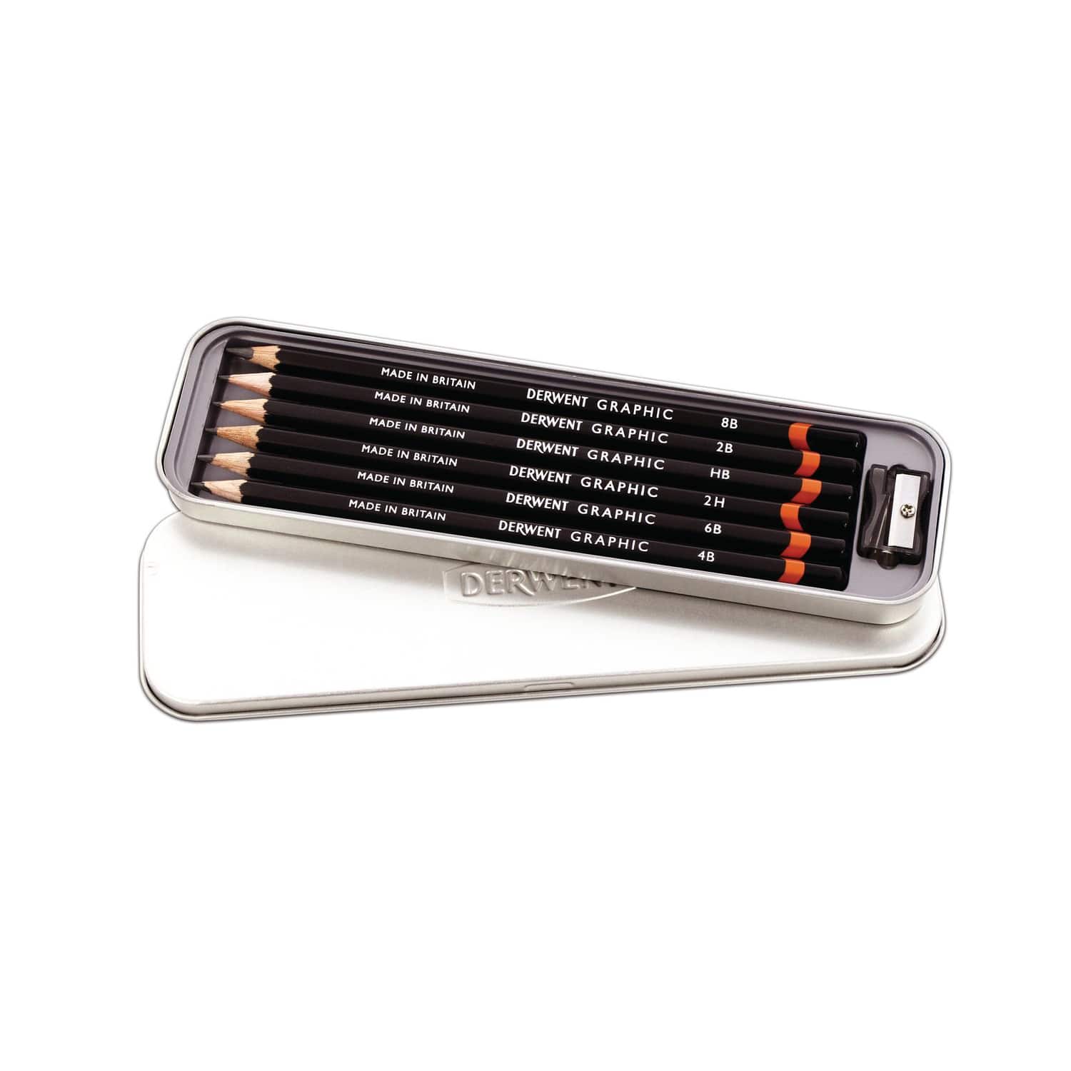 Derwent&#xAE; Graphic 6 Pencil Tin Set