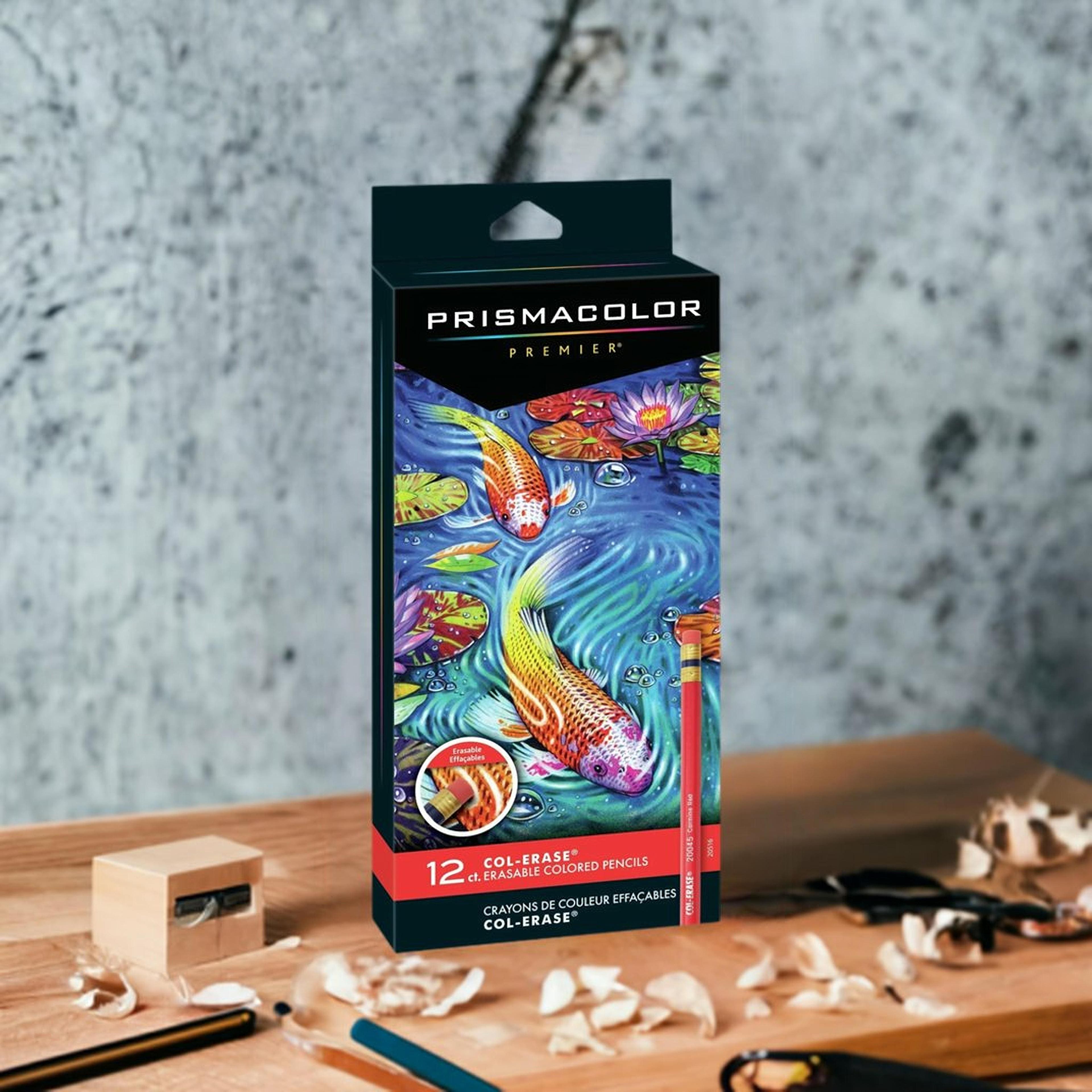 Prismacolor Premier® Col-Erase® 12 Piece Erasable Color Pencil Set