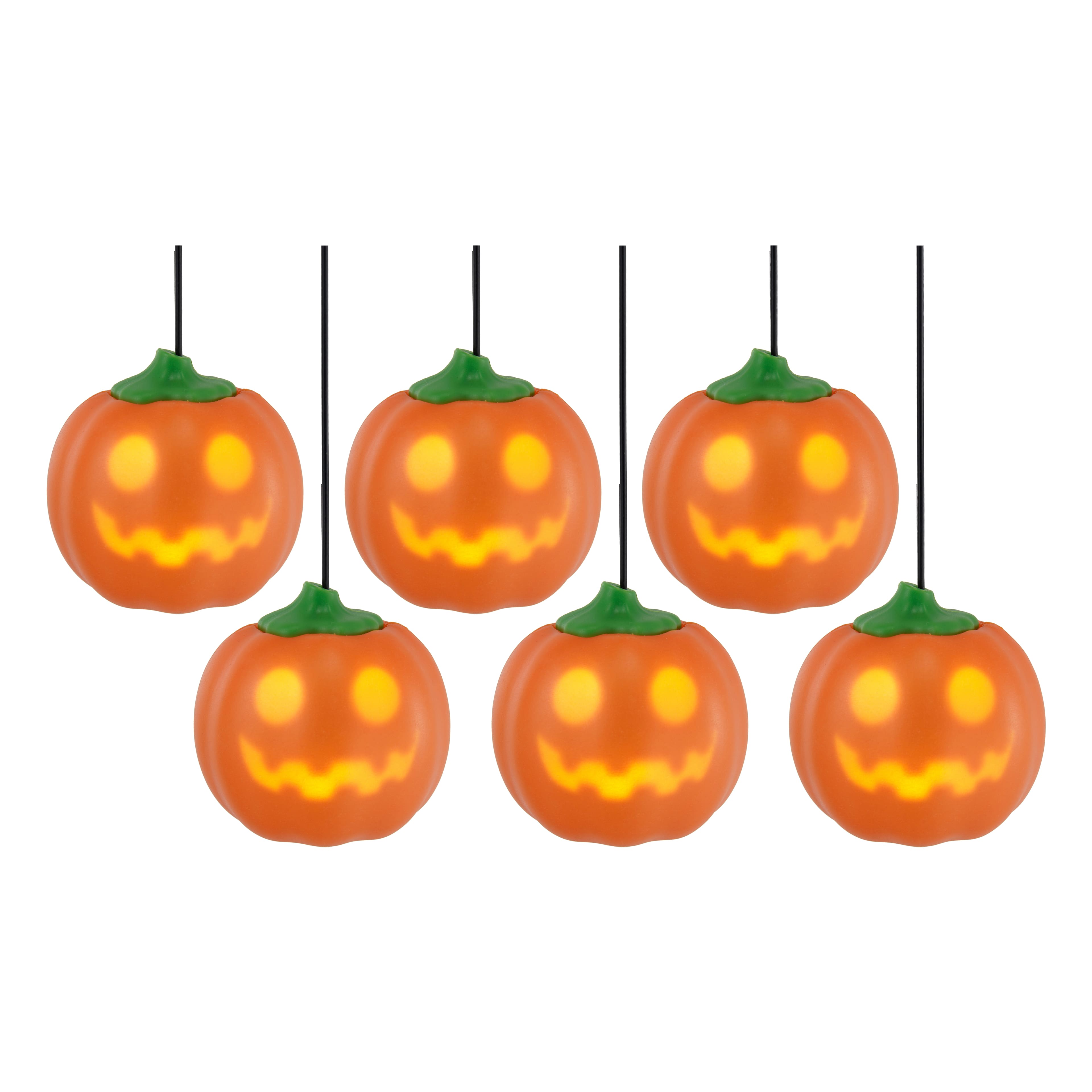 6ct. Animated Jack-O&#x27;-Lantern LED String Lights by Ashland&#xAE;