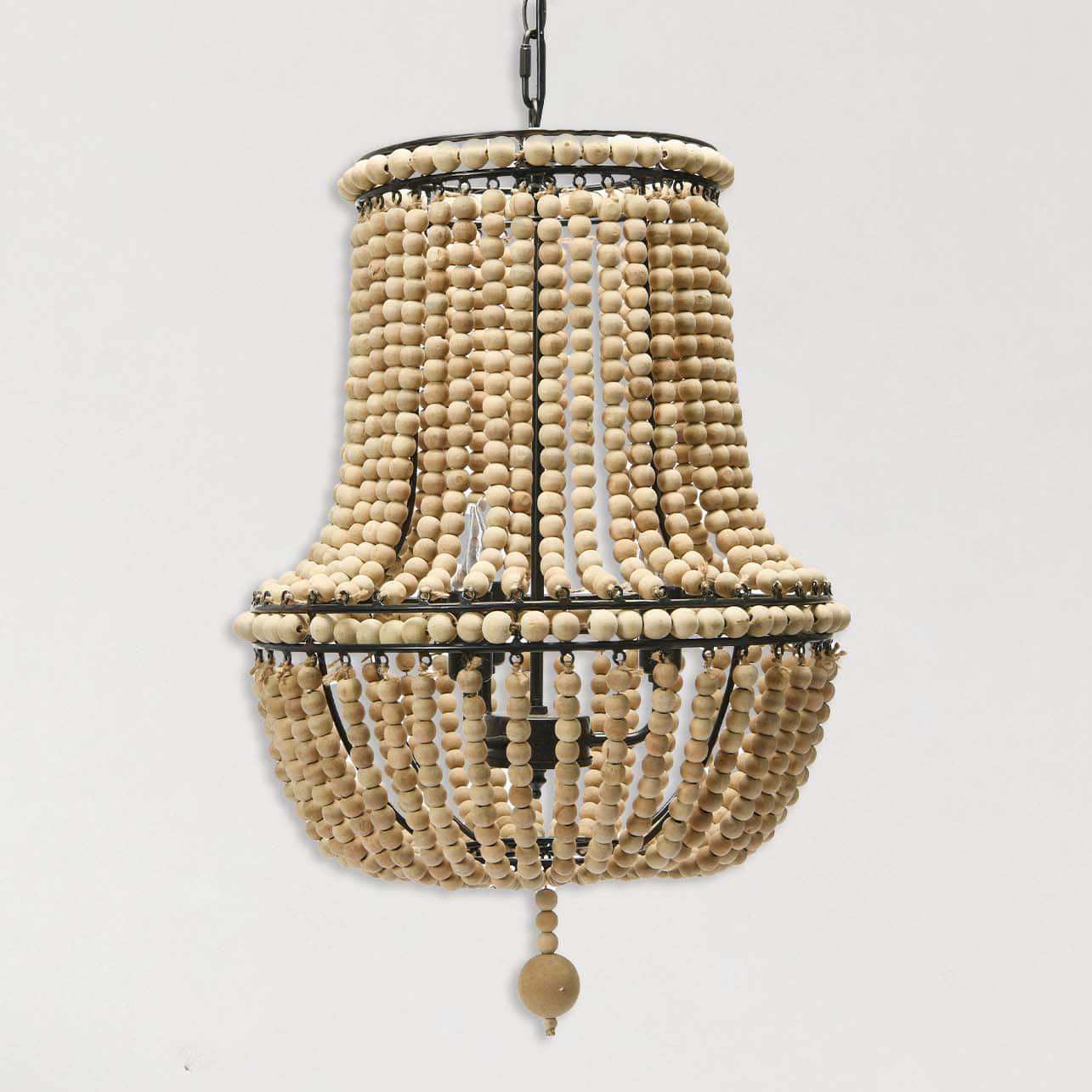 Hello Honey® Draped Wood Bead Chandelier